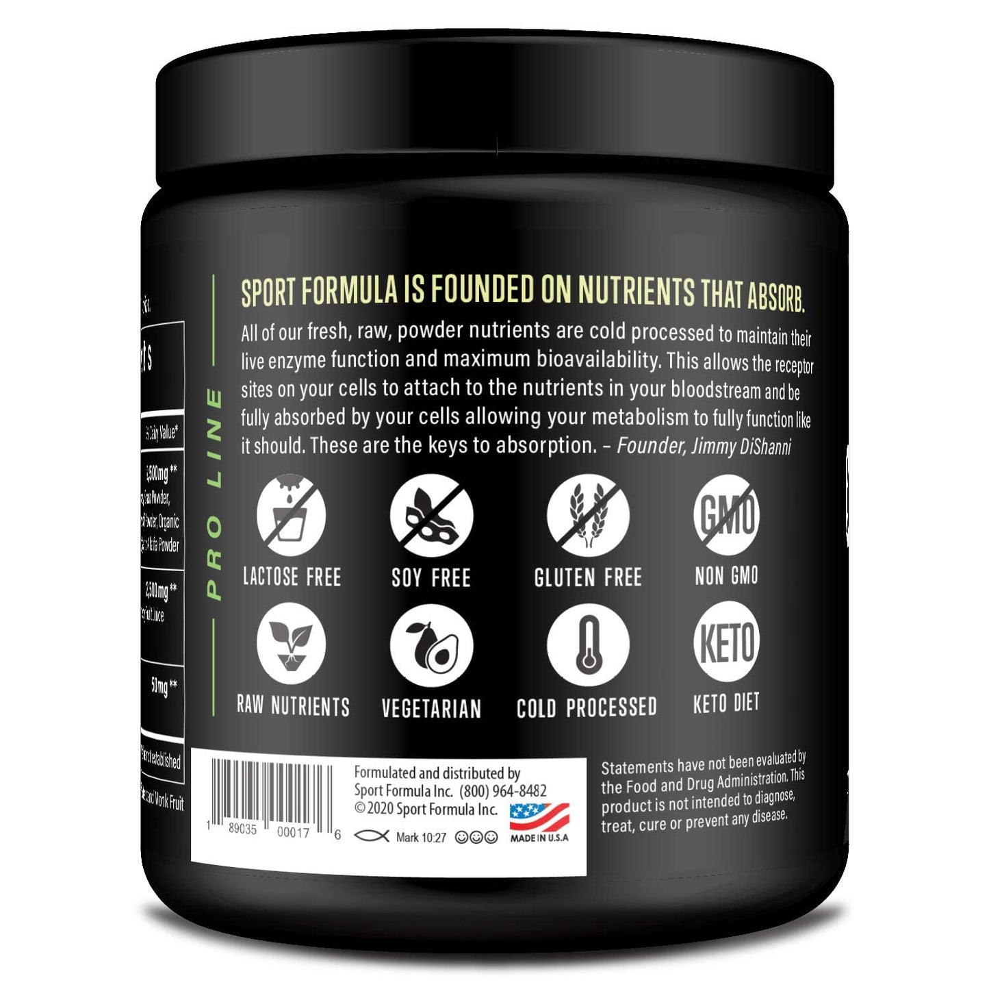 Sport Formula 99 Organic Greens Superfood Powder, 5.92 oz