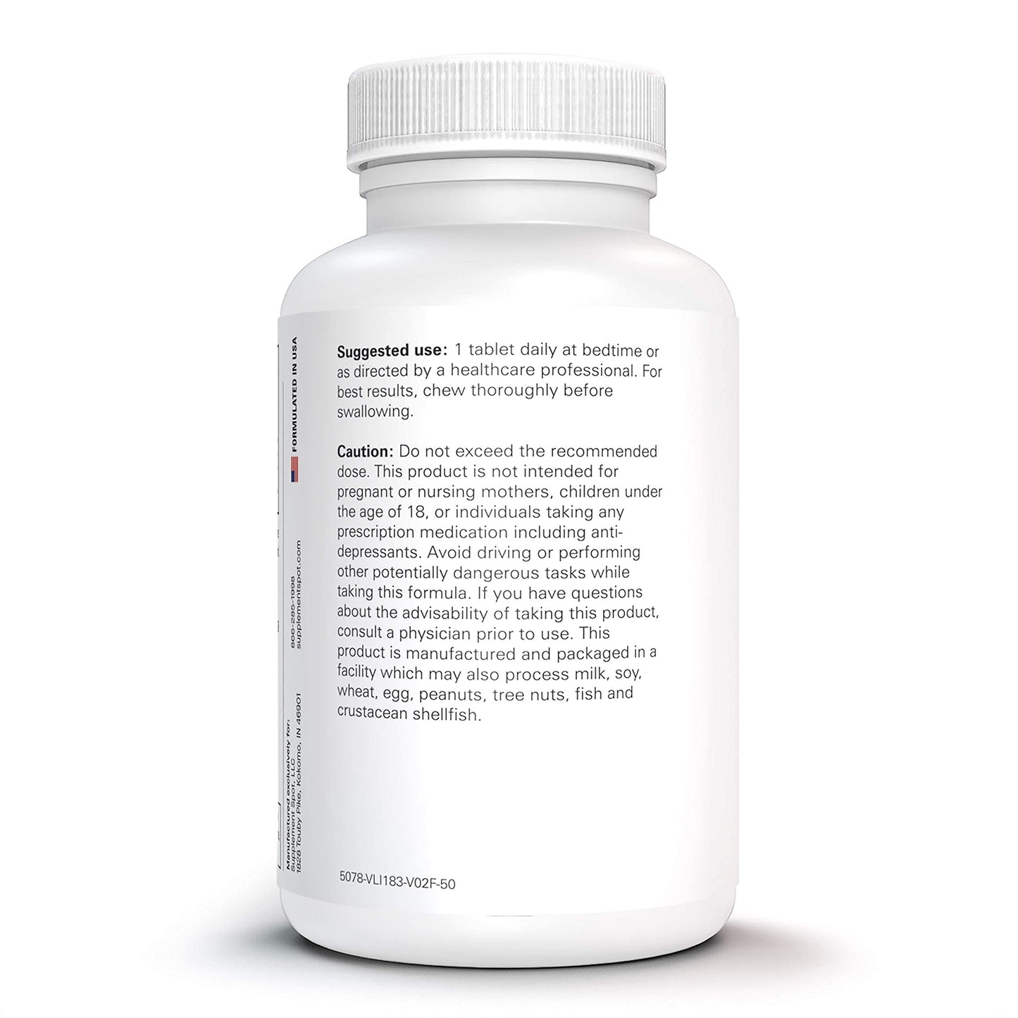 Supplement Spot Pure Melatonin 3mg Tablets, 180 Tablets