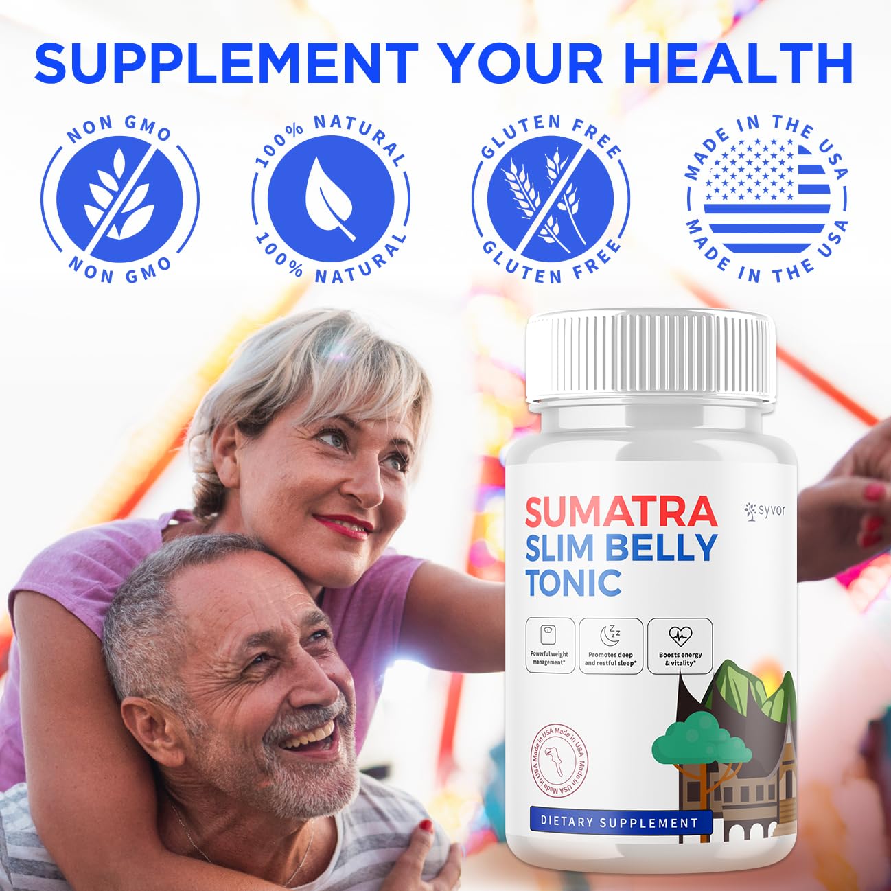 Syvor Sumatra SlimBelly Tonic Capsules 300 Capsules