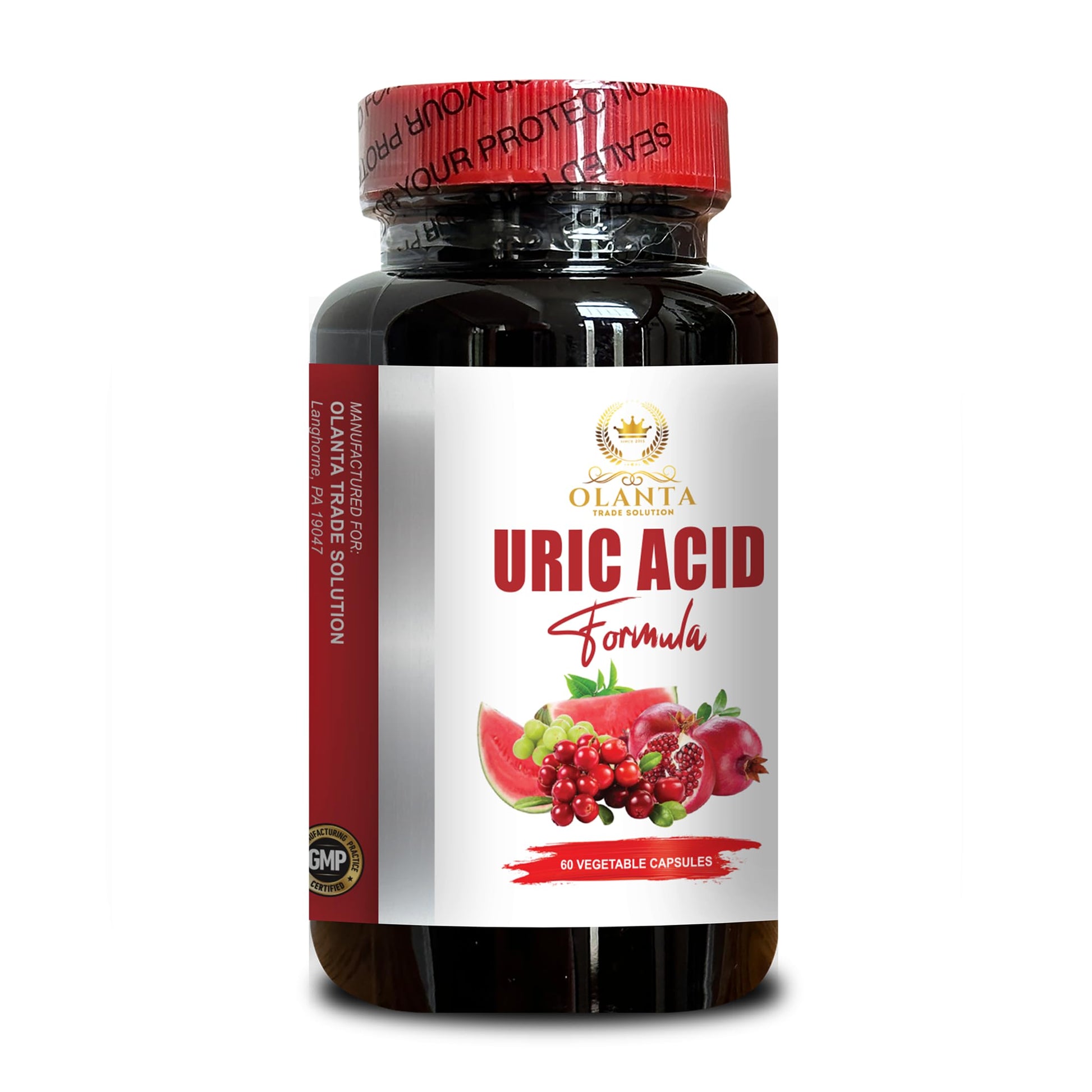OLANTA TRADE SOLUTION Mojave Yucca Root and Devil's Claw Root URIC Acid Formula Uric Acid Control, Uric Acid Vitamin, Antioxidant-Rich, Joint Support Supplement for Women 60 Capsules