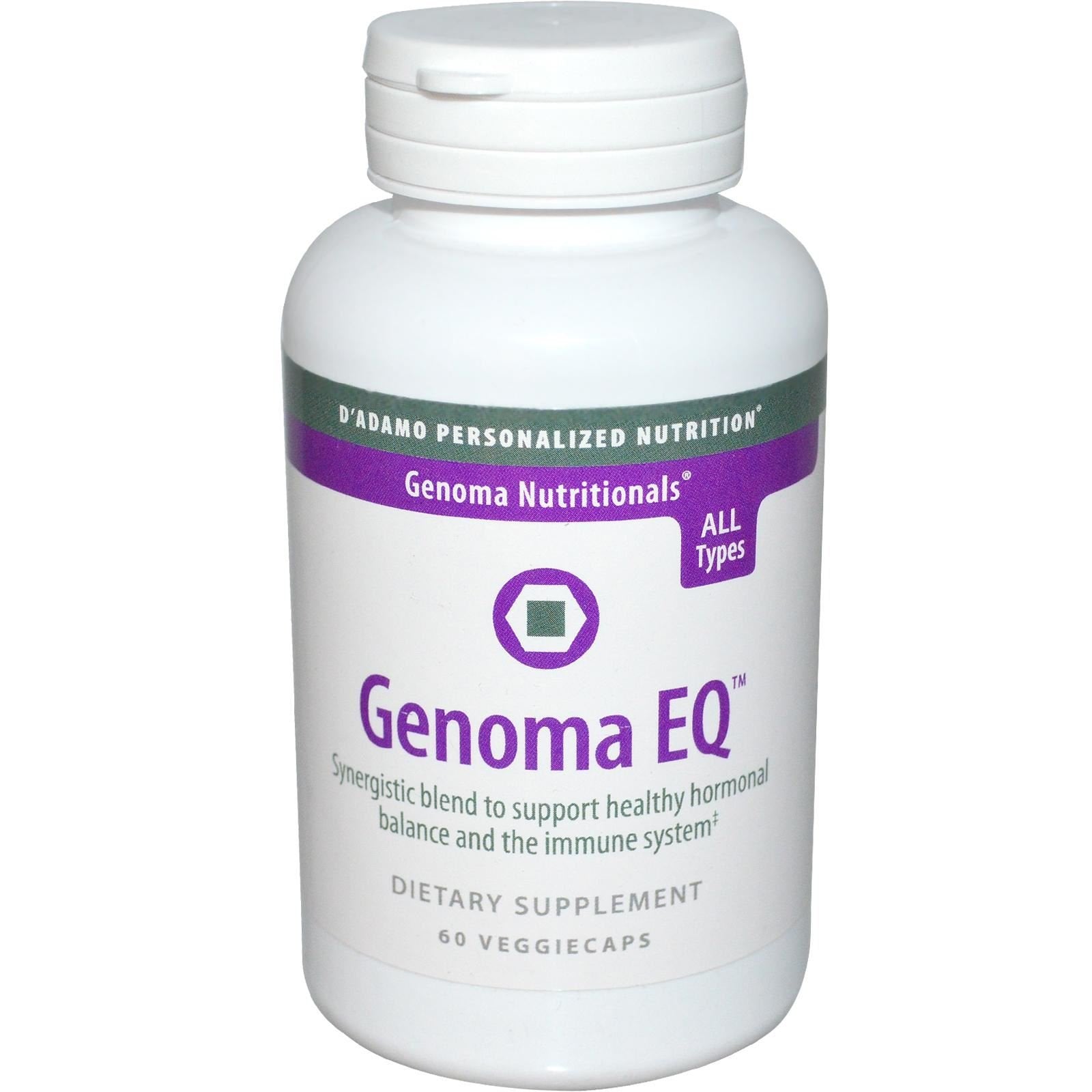 D'Adamo Personalized Nutrition Genoma EQ Capsule 60 Capsules