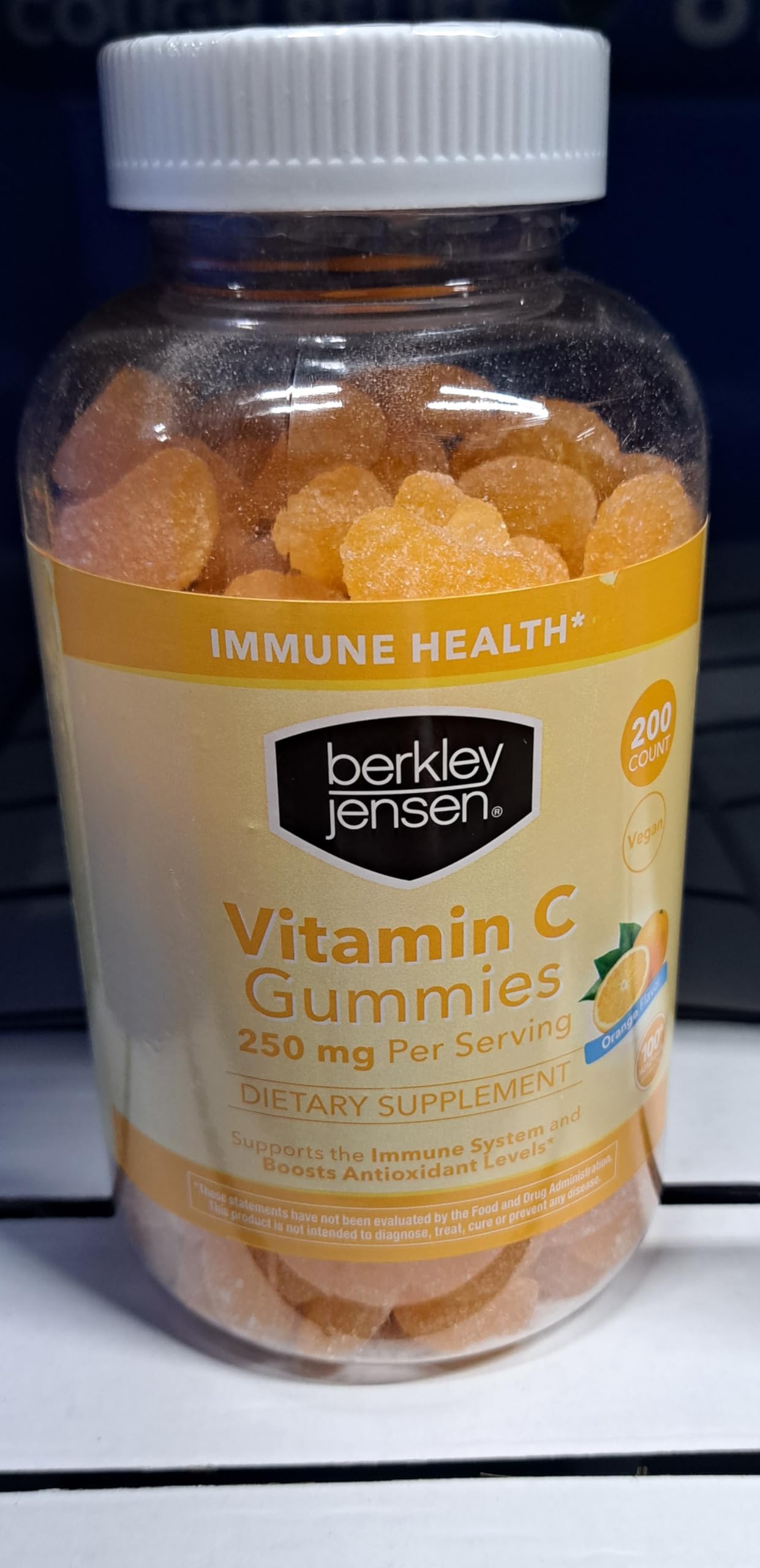 Berkley Jensen Vitamin C Orange Gummy, 200 Gummies