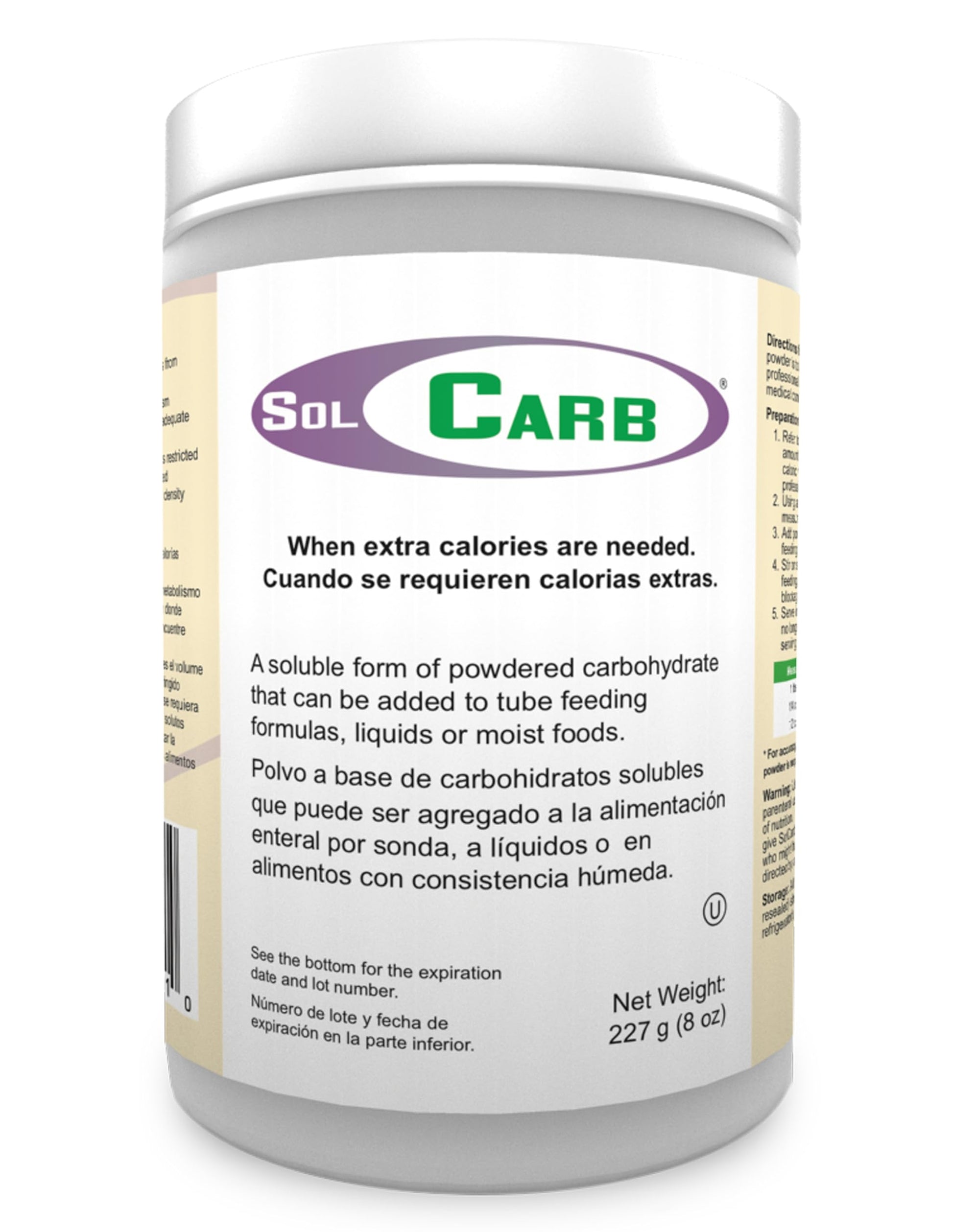 Medica Nutrition SolCarb Unflavored Carbohydrate Powder Supplement, 96 Count