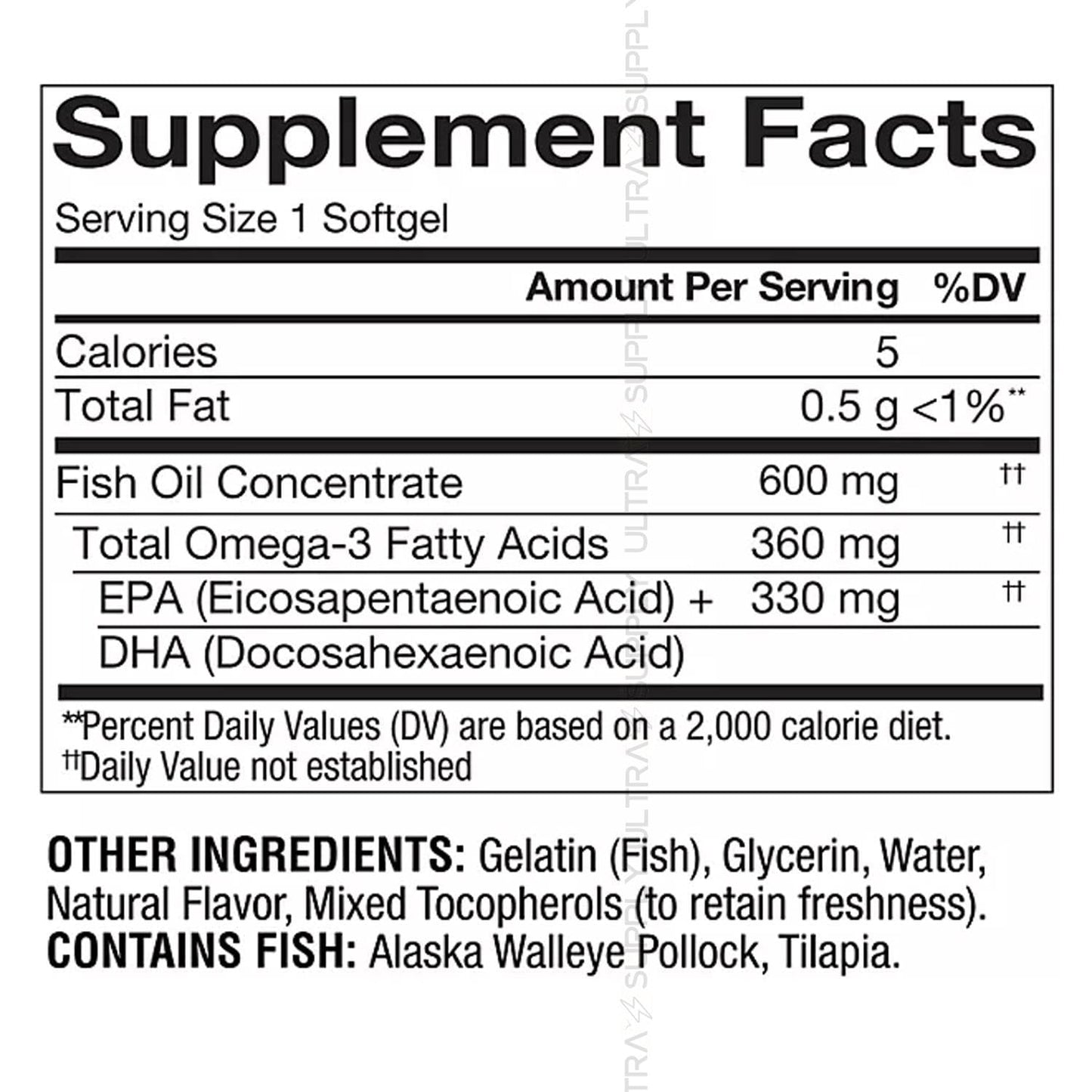 Generic Members Mark Omega-3 Mini Softgel 300 Count
