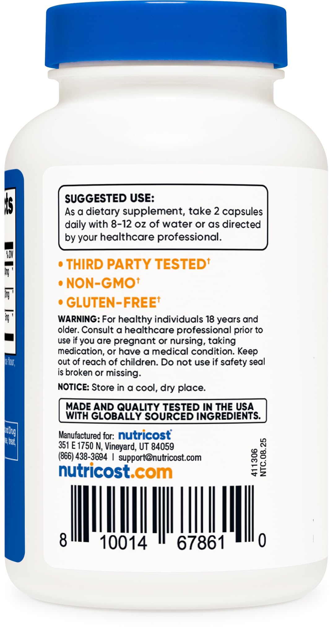 Nutricost Tongkat Ali 1000mg Capsules, 120 Count