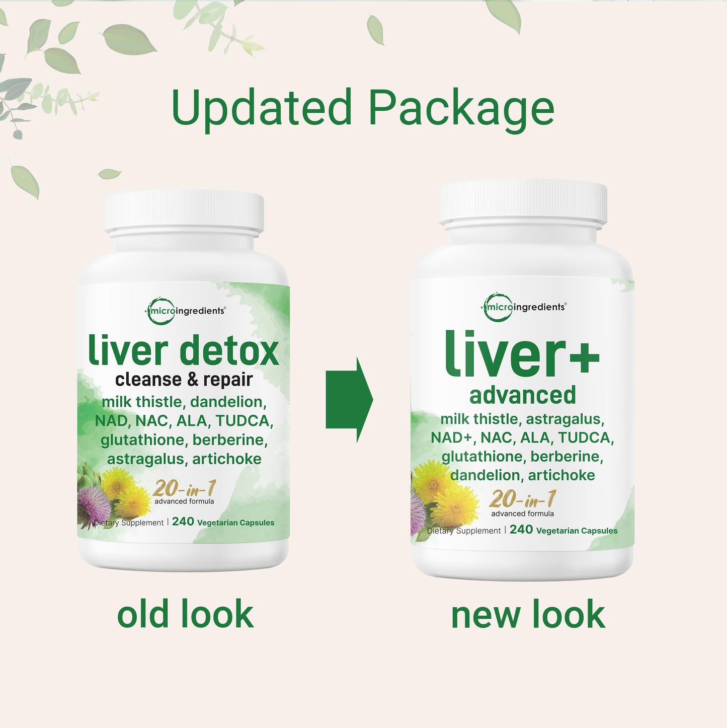 Micro Ingredients Liver Advanced+ 480 Capsules