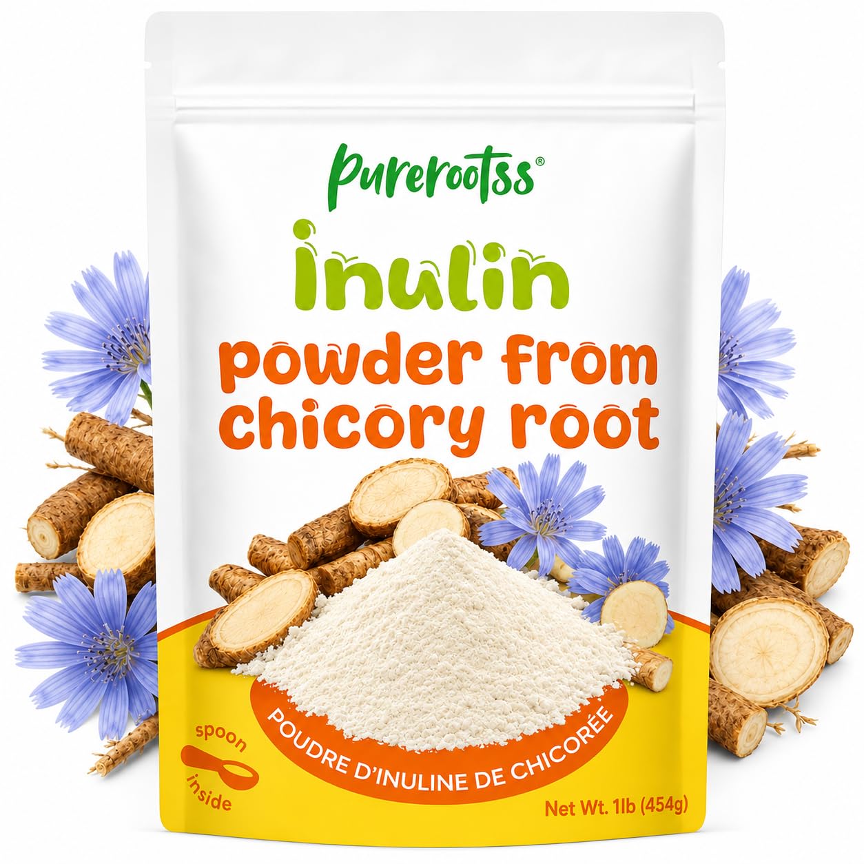 PureRootss Inulin Powder Fiber Supplement 16