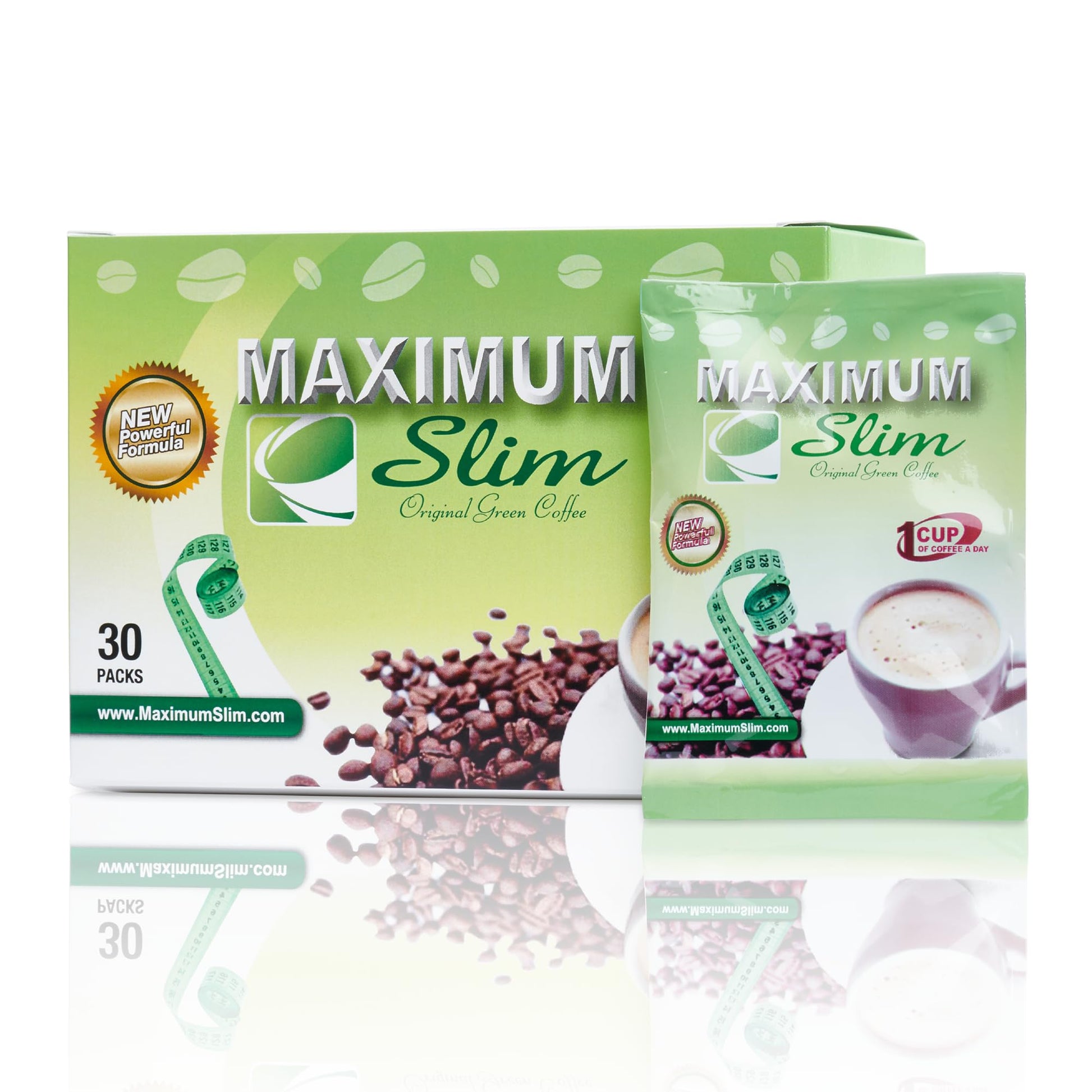 Maximum Slim Original Green Coffee Powder, 1 Count