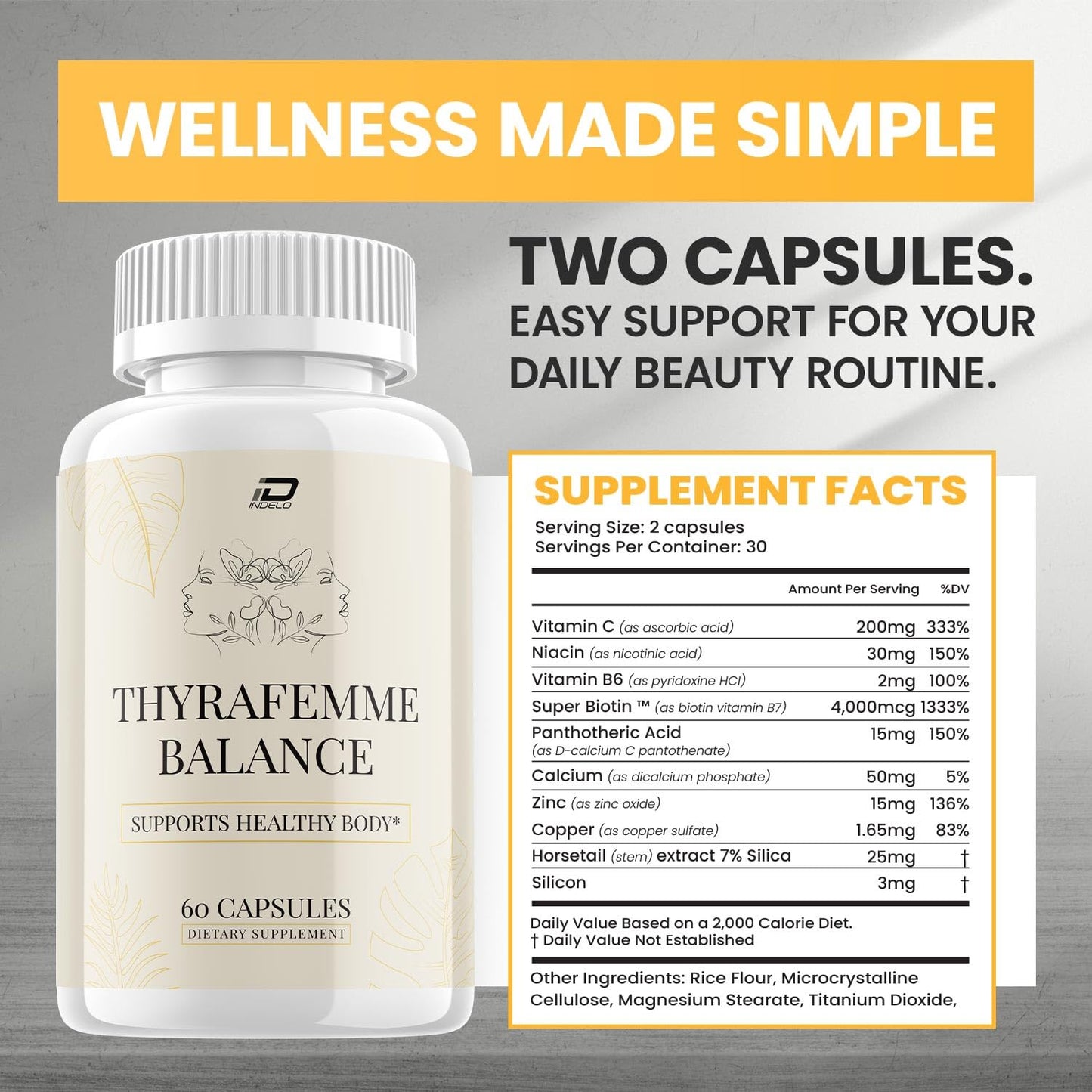 Indelo ThyraFemme Balance Capsule 300 Capsules