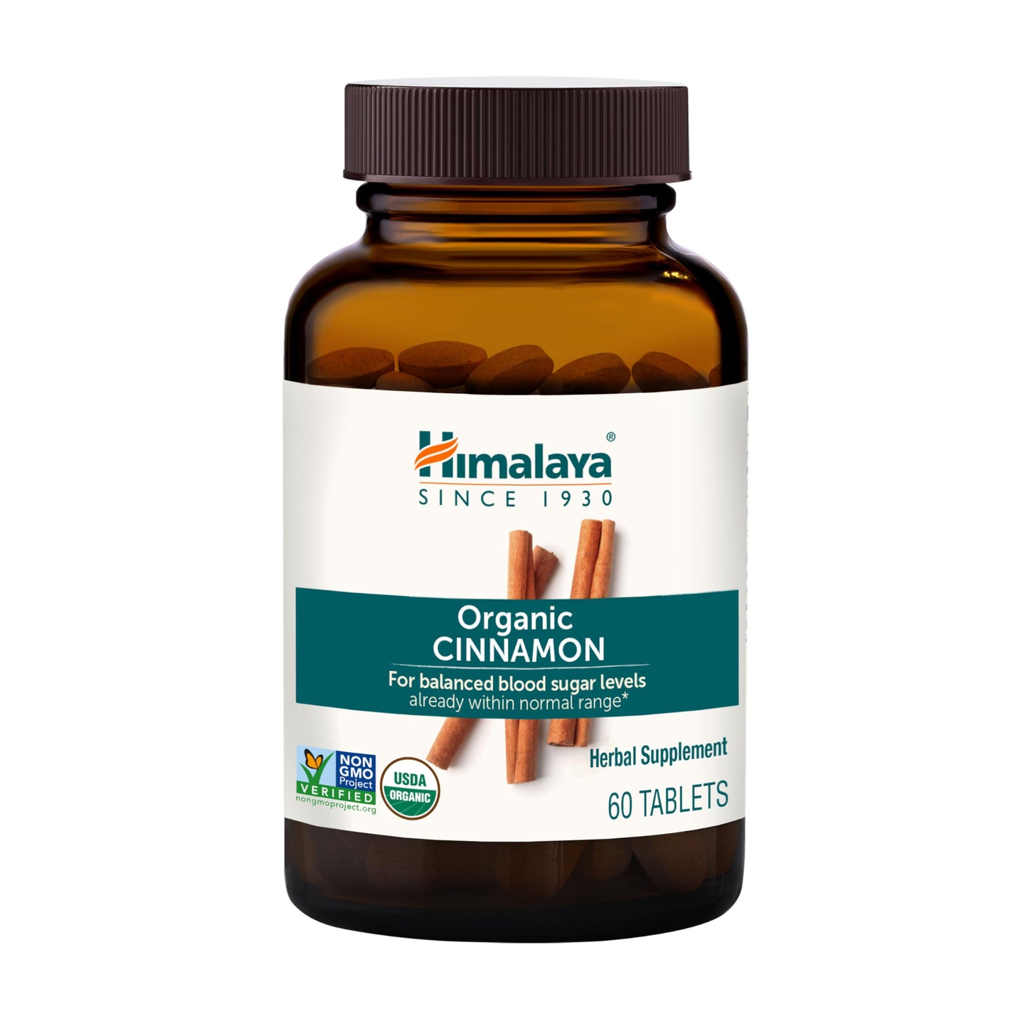 Himalaya Organic Cinnamon Tablets 60 Tablets