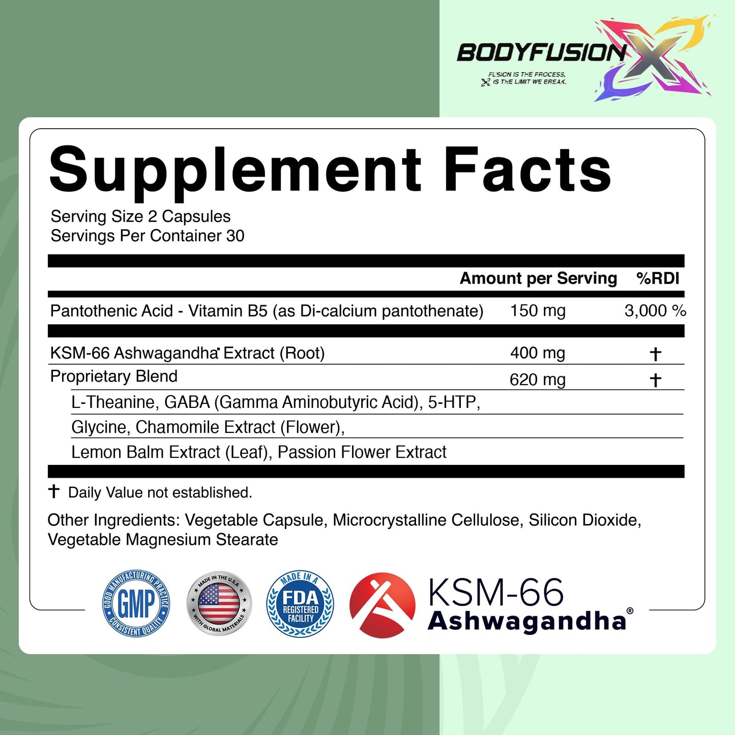 Human Boost Sleep Calm Relax Sleep Aid for Adults, 60 Capsules