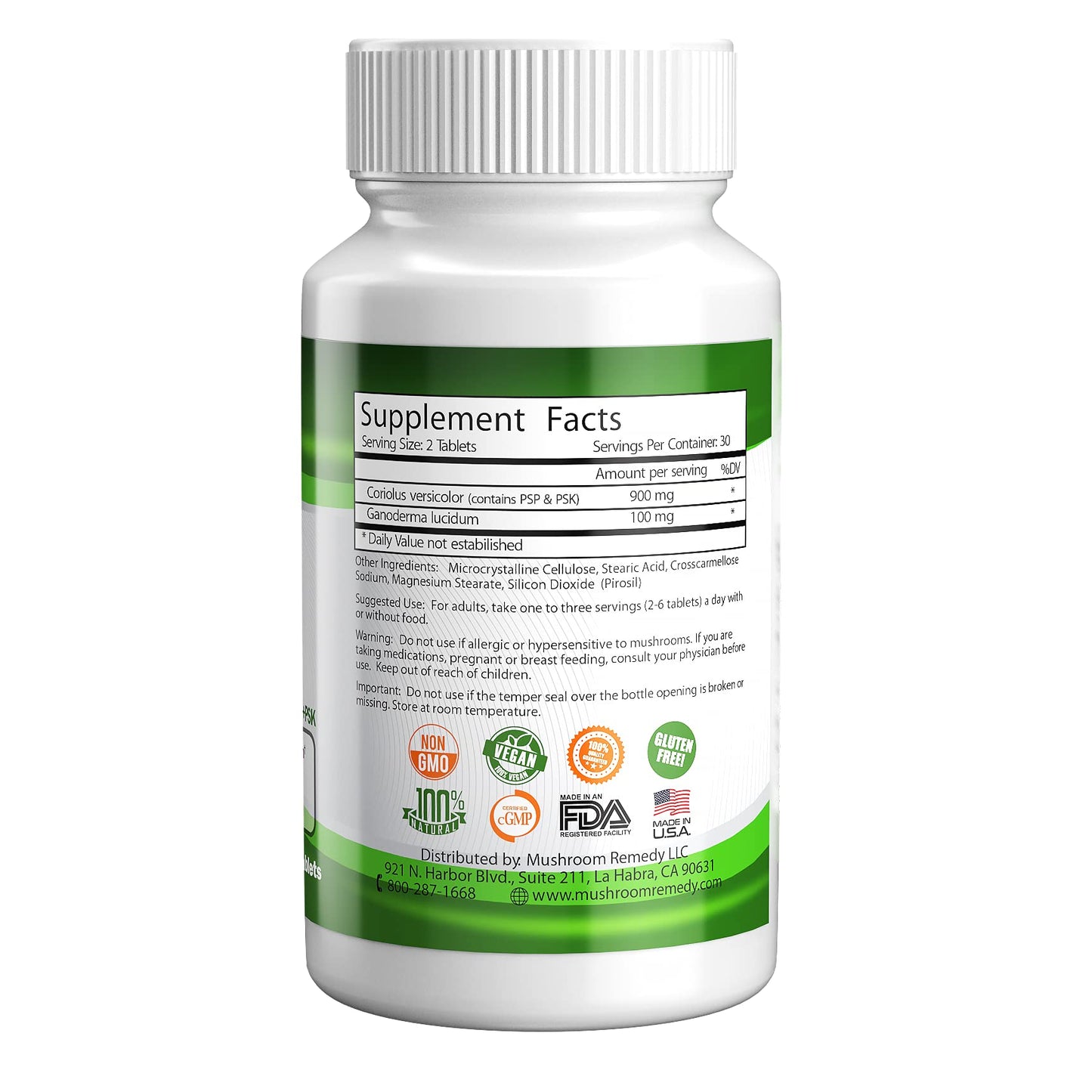 Mushroom Remedy PRO-Immune Gold 60 Tablets