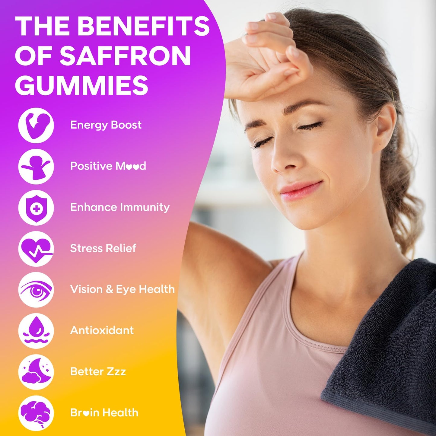 GrnLife Saffron Gummies, 60 Count