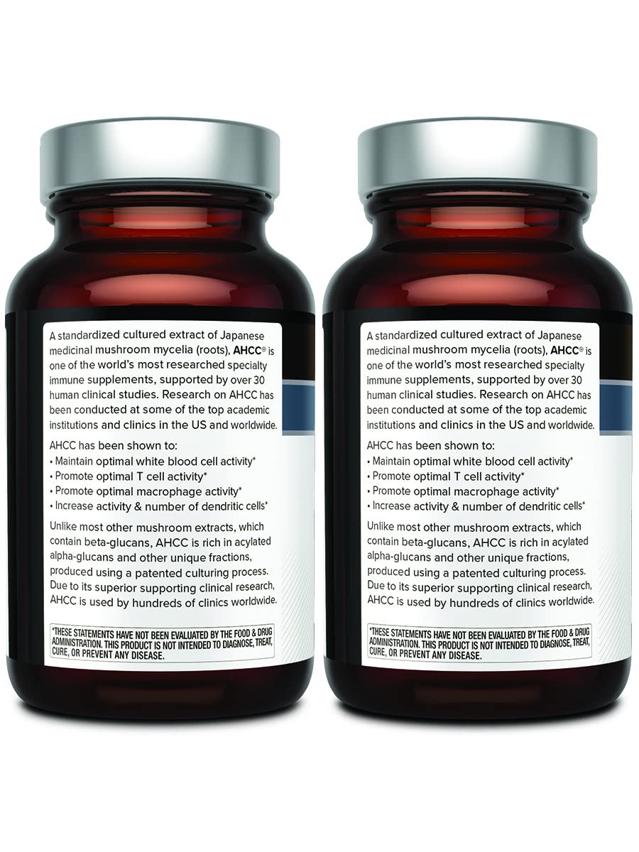 Quality of Life AHCC Kinoko Platinum 750 mg Capsules 120
