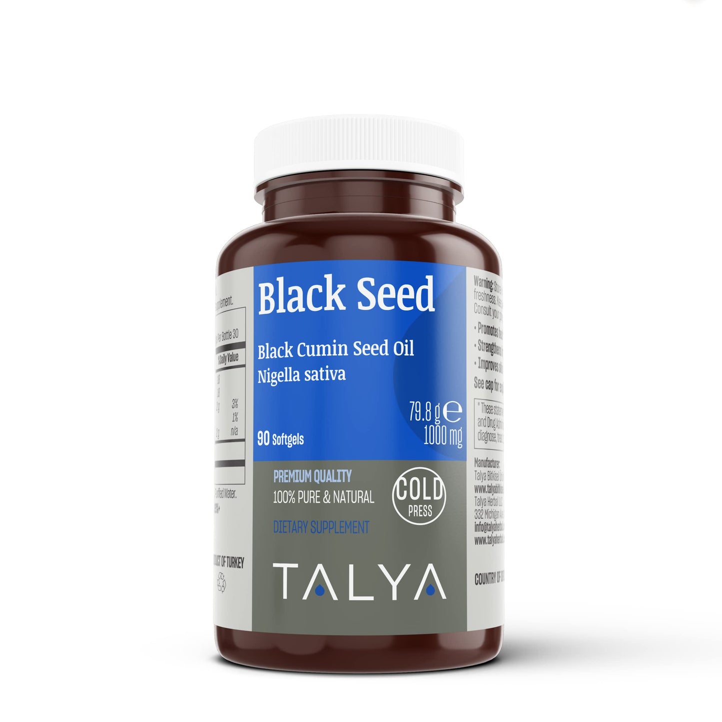 TALYA Black Seed Oil Softgel 90 Count