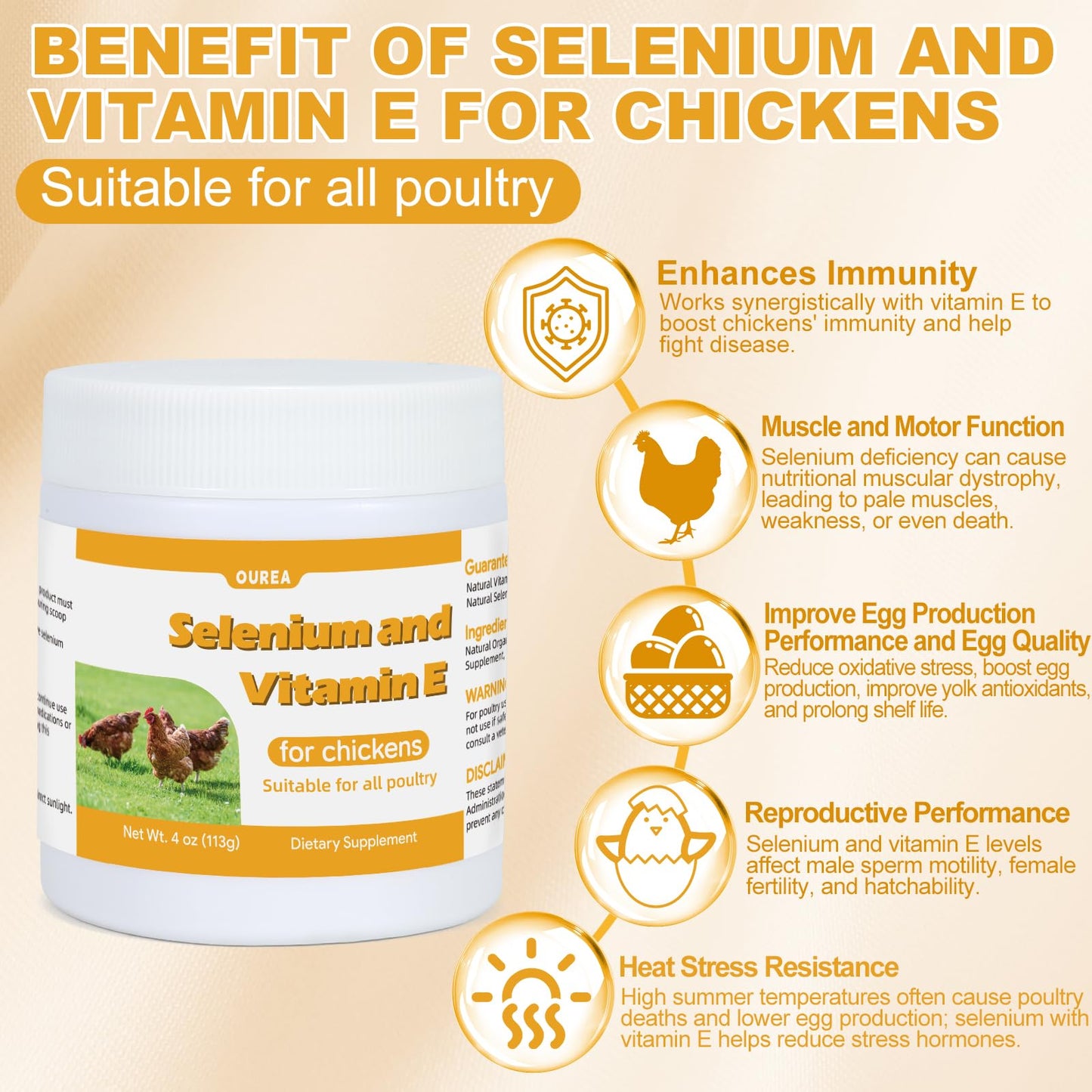 Yakucho E+S Poultry Vitality Formula Powder 1