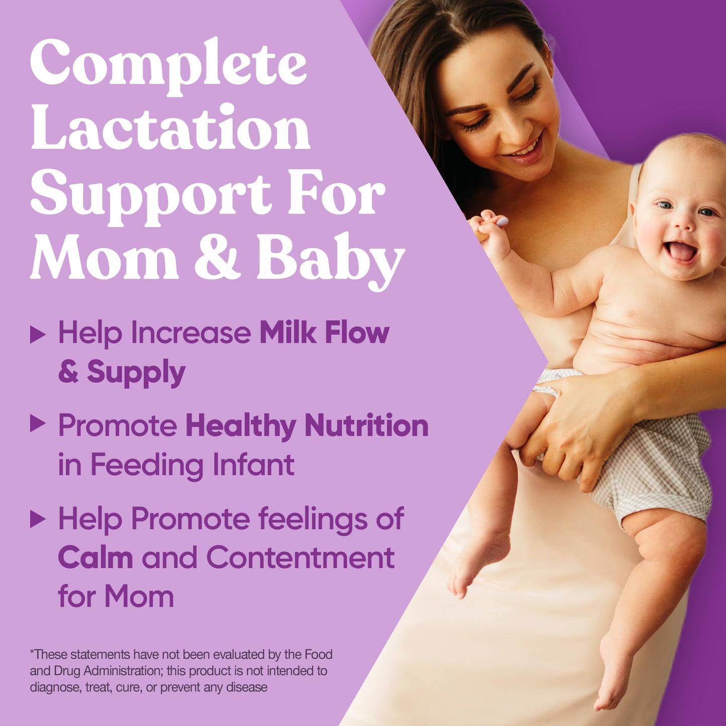 Eu Natural Lactation Supplement Milk Supply Support for Breastfeeding 60 Capsules