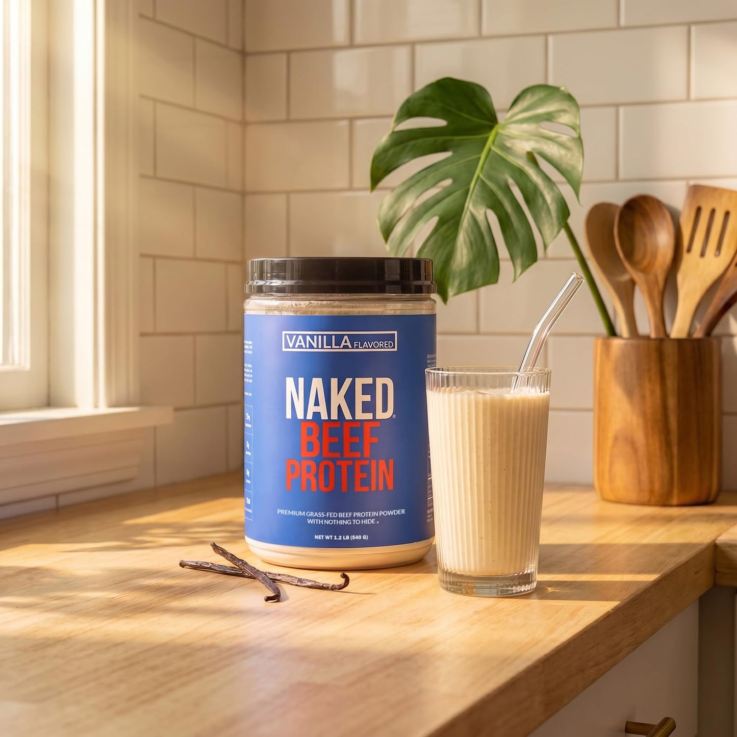 NAKED Vanilla Beef Protein Isolate Protein Powder - 20 Servings