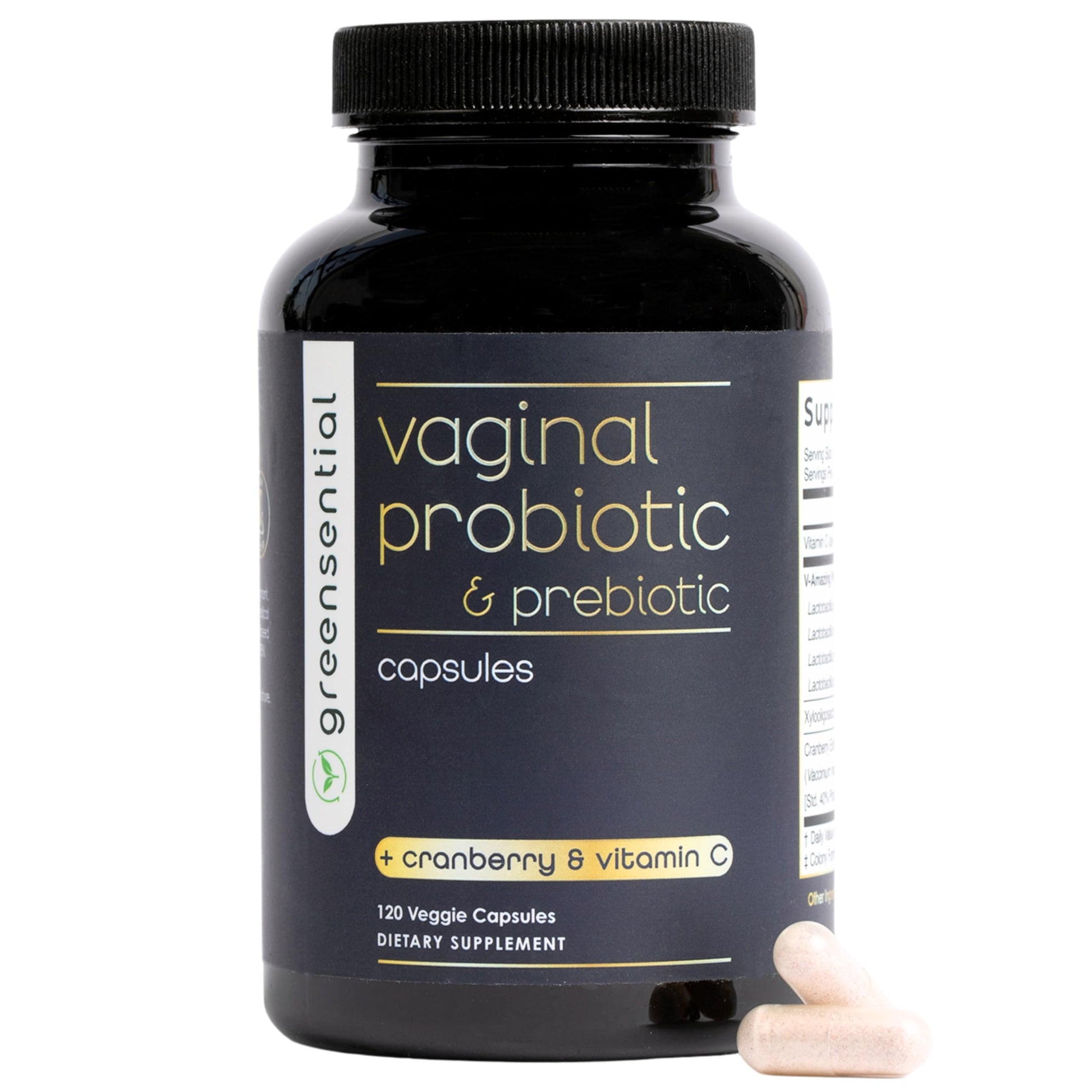 Greensential Vaginal Probiotics & Prebiotics Capsule, 120 Count