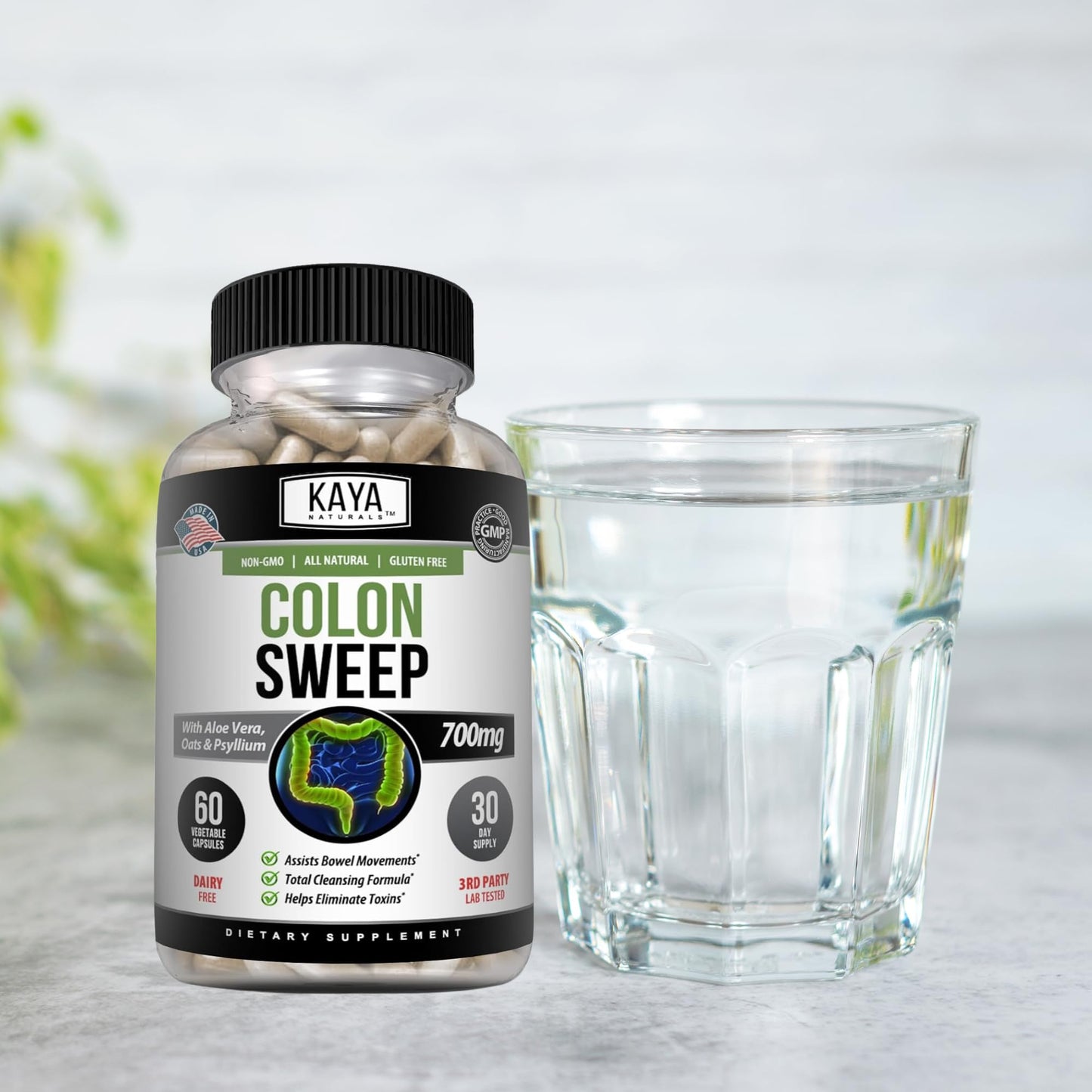 Kaya Naturals Colon Sweep Capsule 60 Count