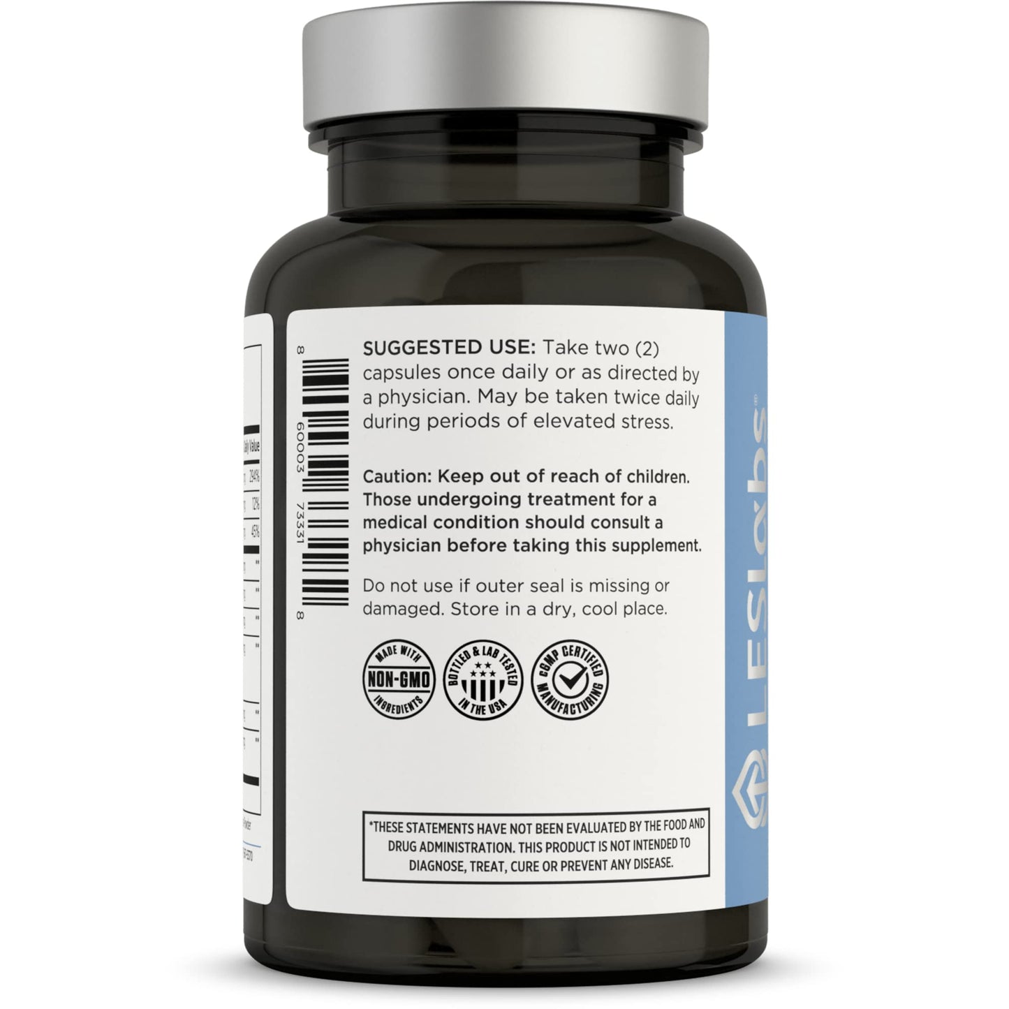 LES Labs GABA Health Supplement Capsule 1 Count
