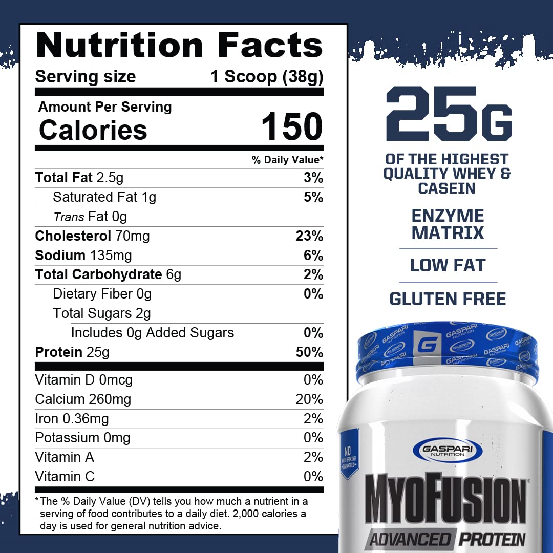 Gaspari Nutrition Myofusion Advanced Protein Protein Powder 32 Servings