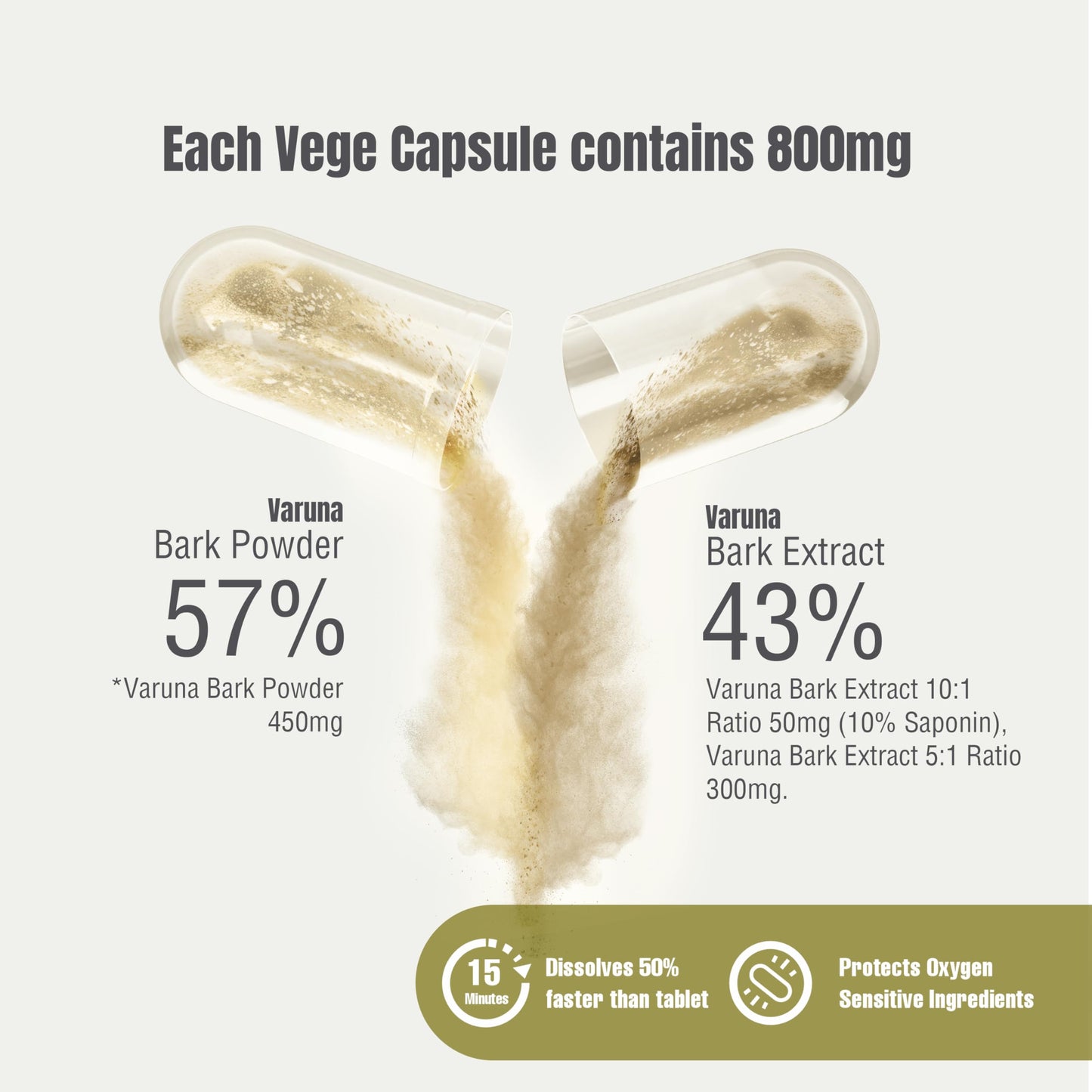 Herbsforever Varuna Nurvala Extract Capsules, 1 Count