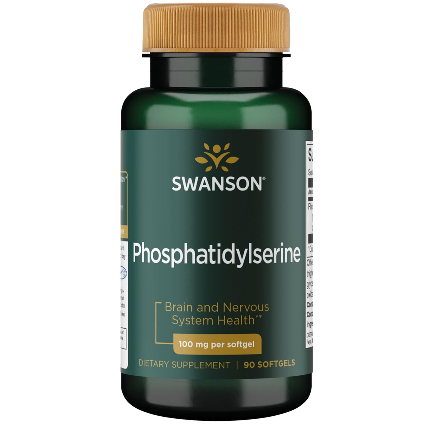 Swanson Phosphatidylserine Brain Health 100 mg Softgel, 90 Count