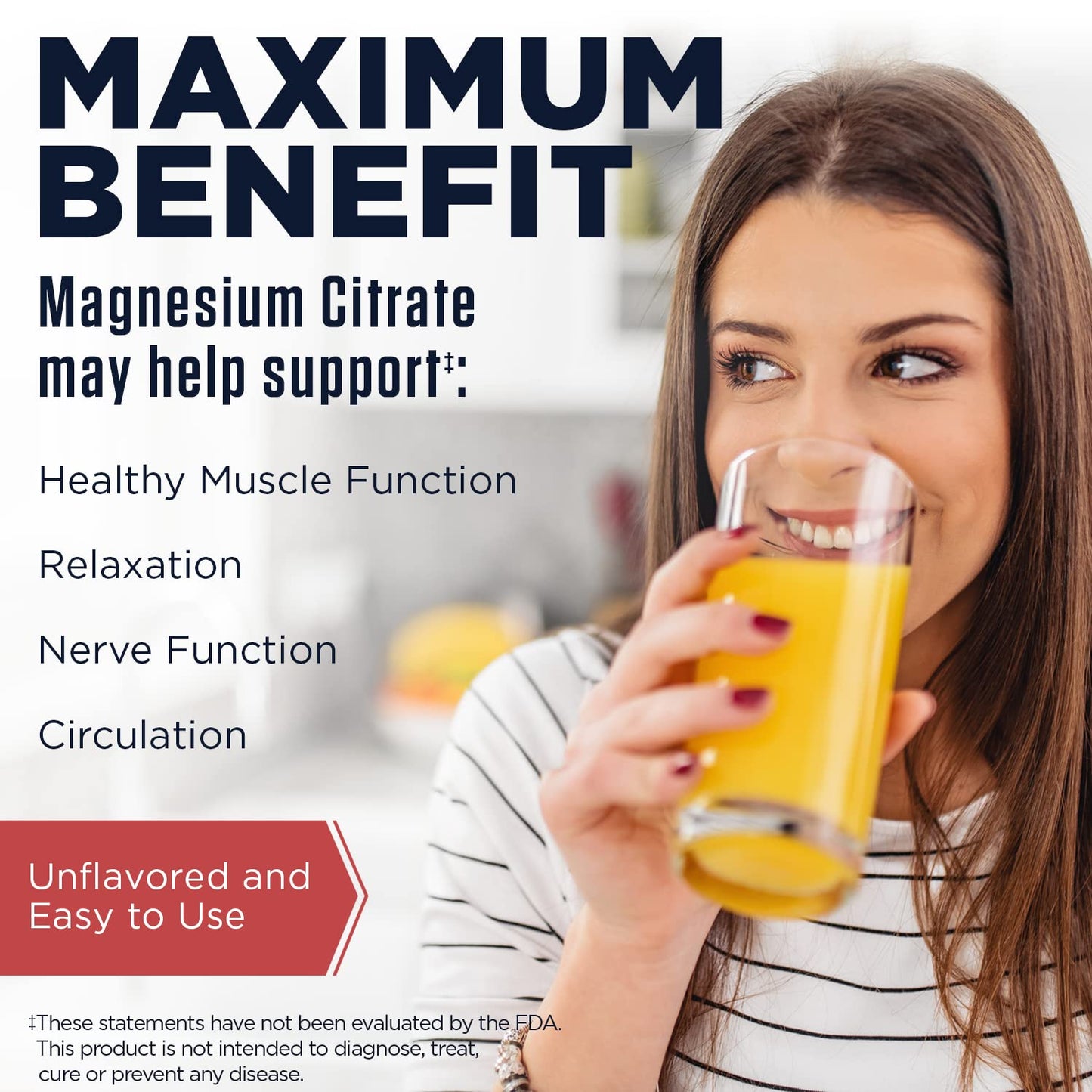 KAL Magnesium Citrate 600 mg ActivMix Instant Powder, 7.9 oz