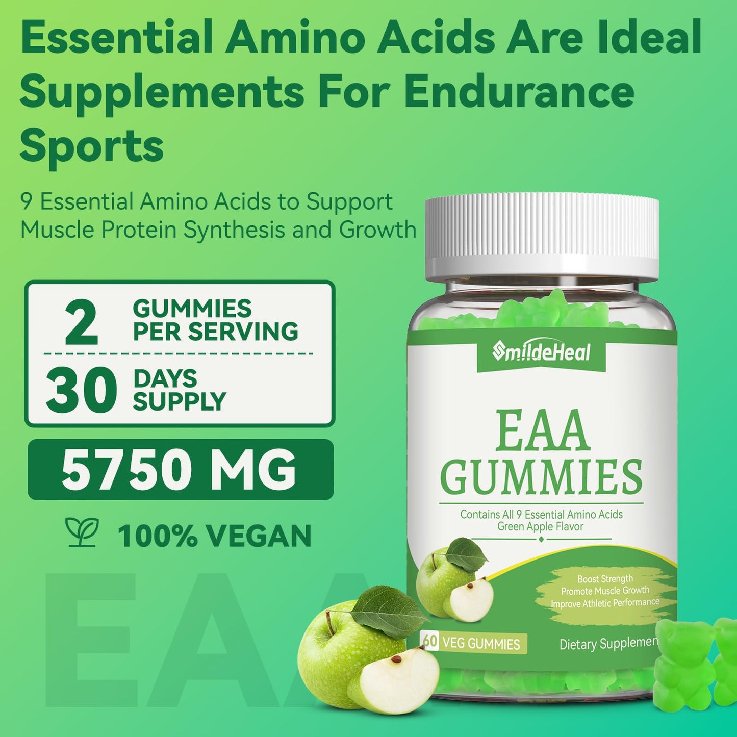 SmildeHeal EAA Gummies 120 Gummies