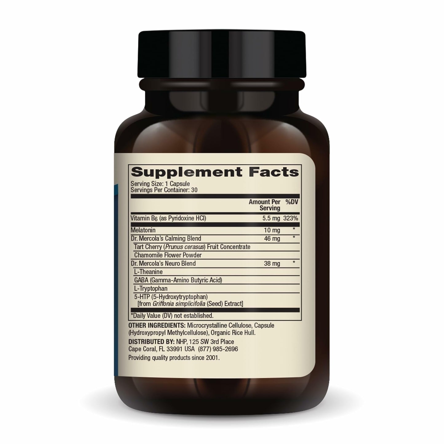 Dr. Mercola Sleep Support with Melatonin Capsule 30