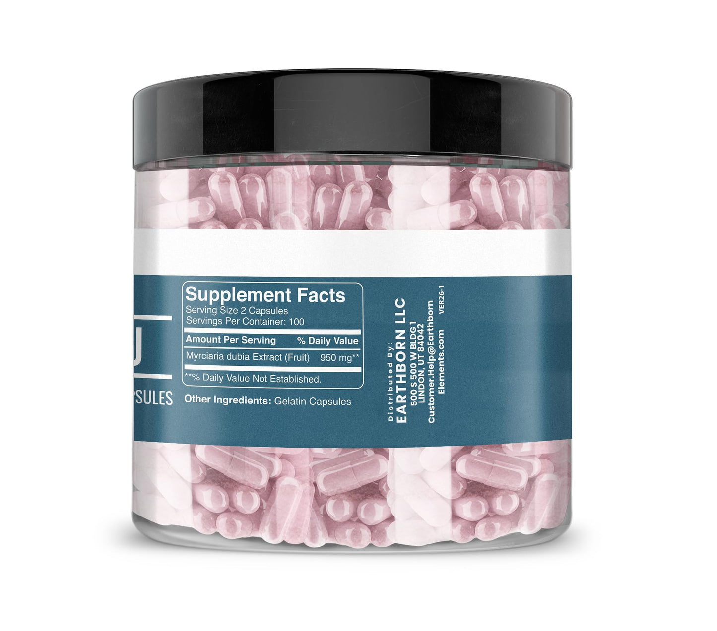 Earthborn Elements Camu Camu Capsules 200