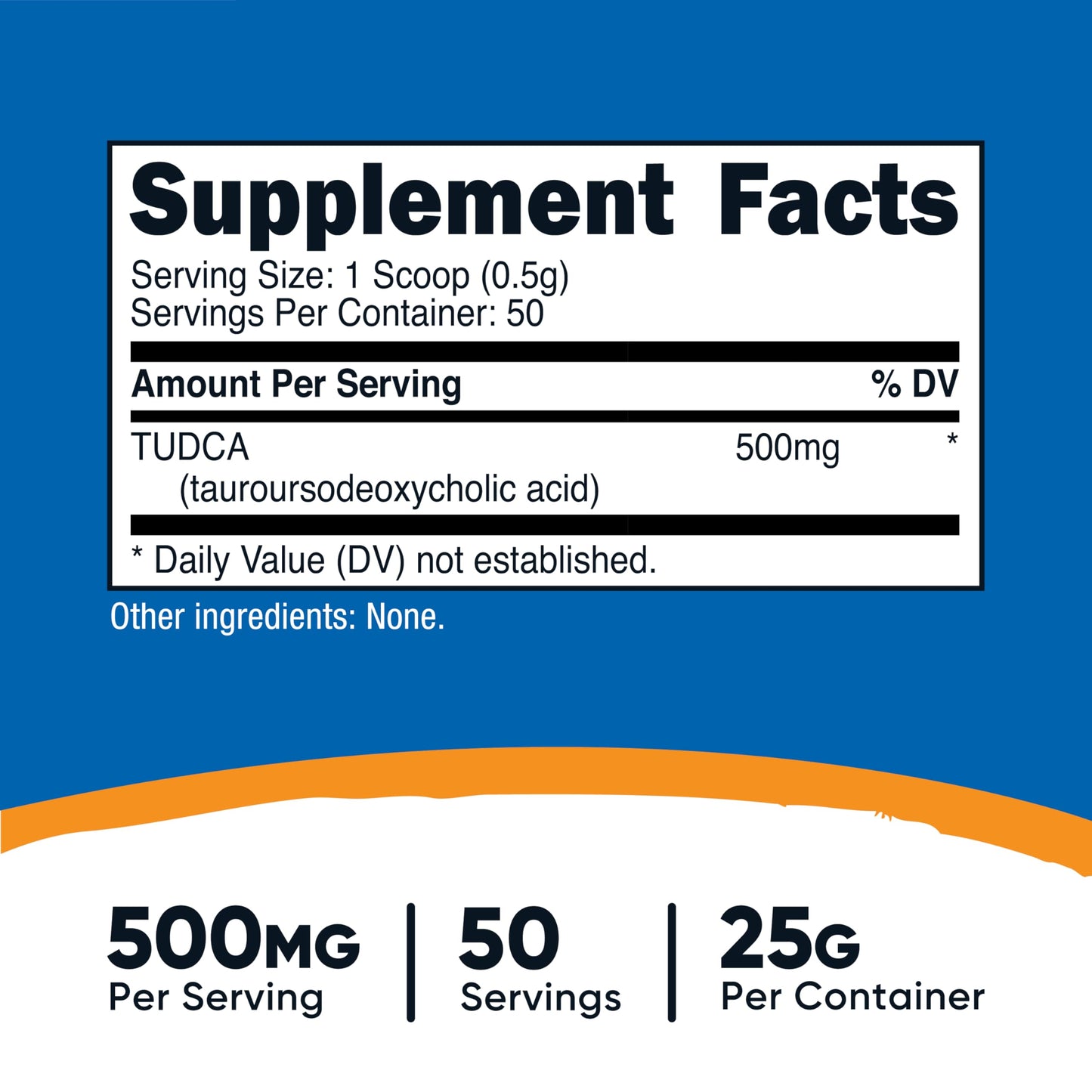 Nutricost Tudca Powder 0.91 Ounce
