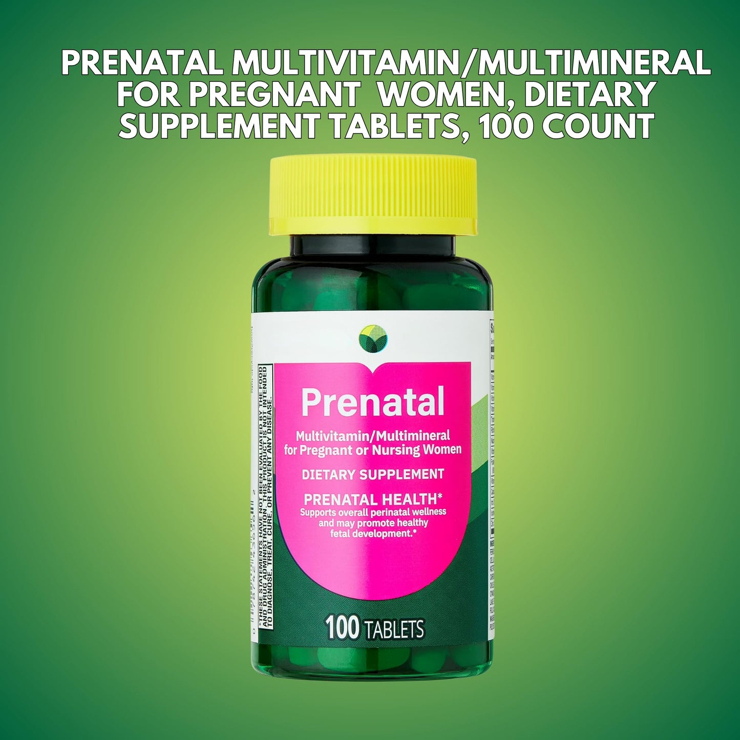 KP+ Prenatal Multivitamin Multimineral for Pregnant or Nursing Women, 100 Tablets