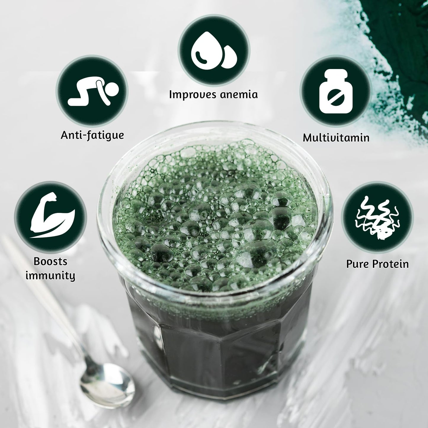 ATNreuro Organic Spirulina Powder, 32 oz