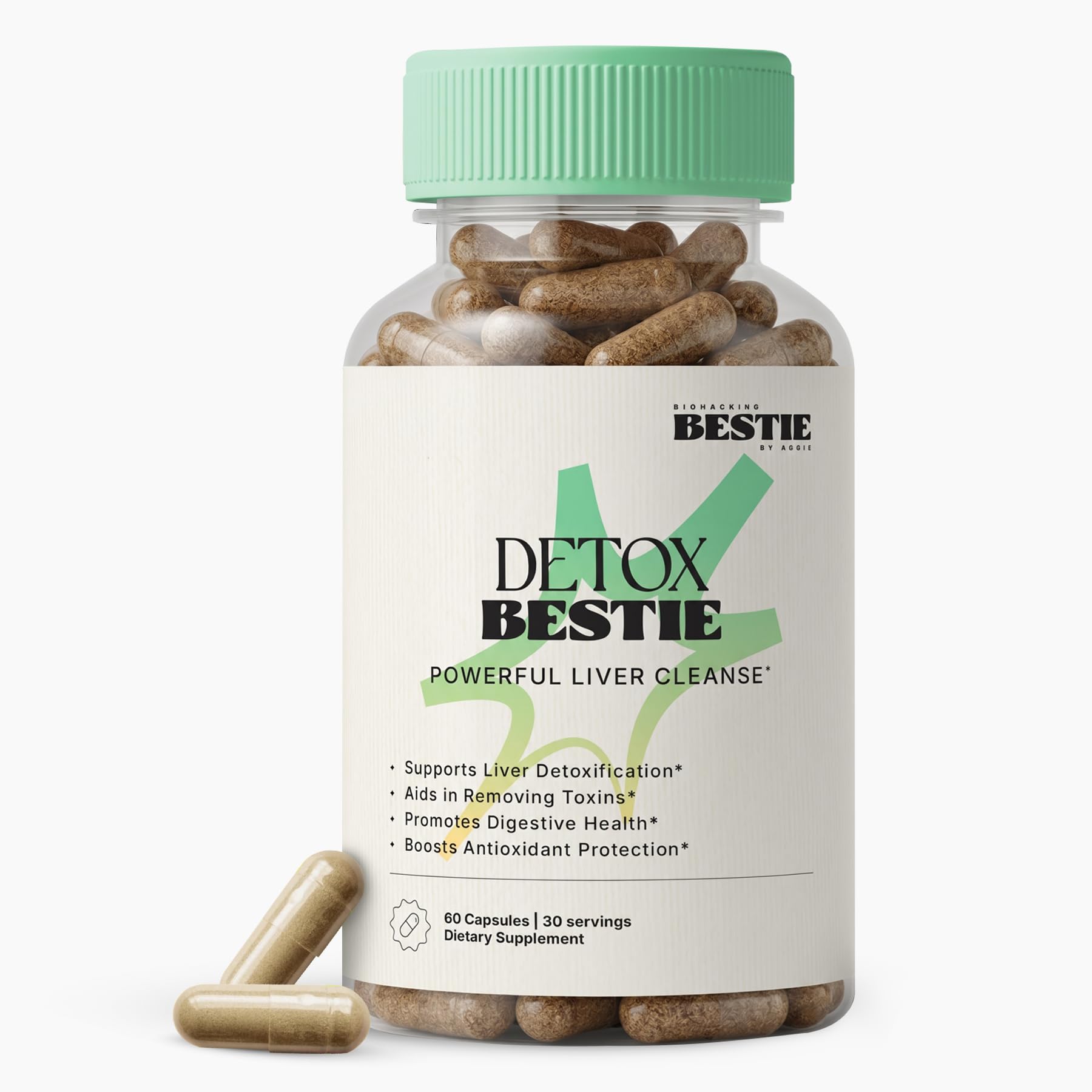 Biohacking Bestie Detox Bestie Supplement 60 Capsules
