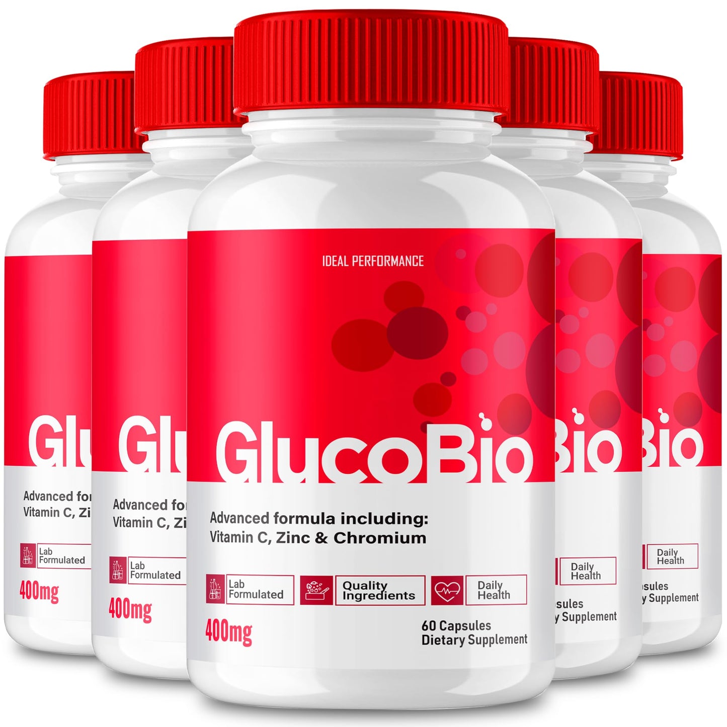IDEAL PERFORMANCE GlucoBio Capsules, 300 Capsules