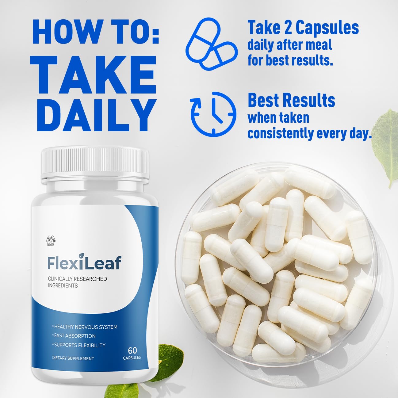 MJO Flexileaf Capsules 180 Capsules