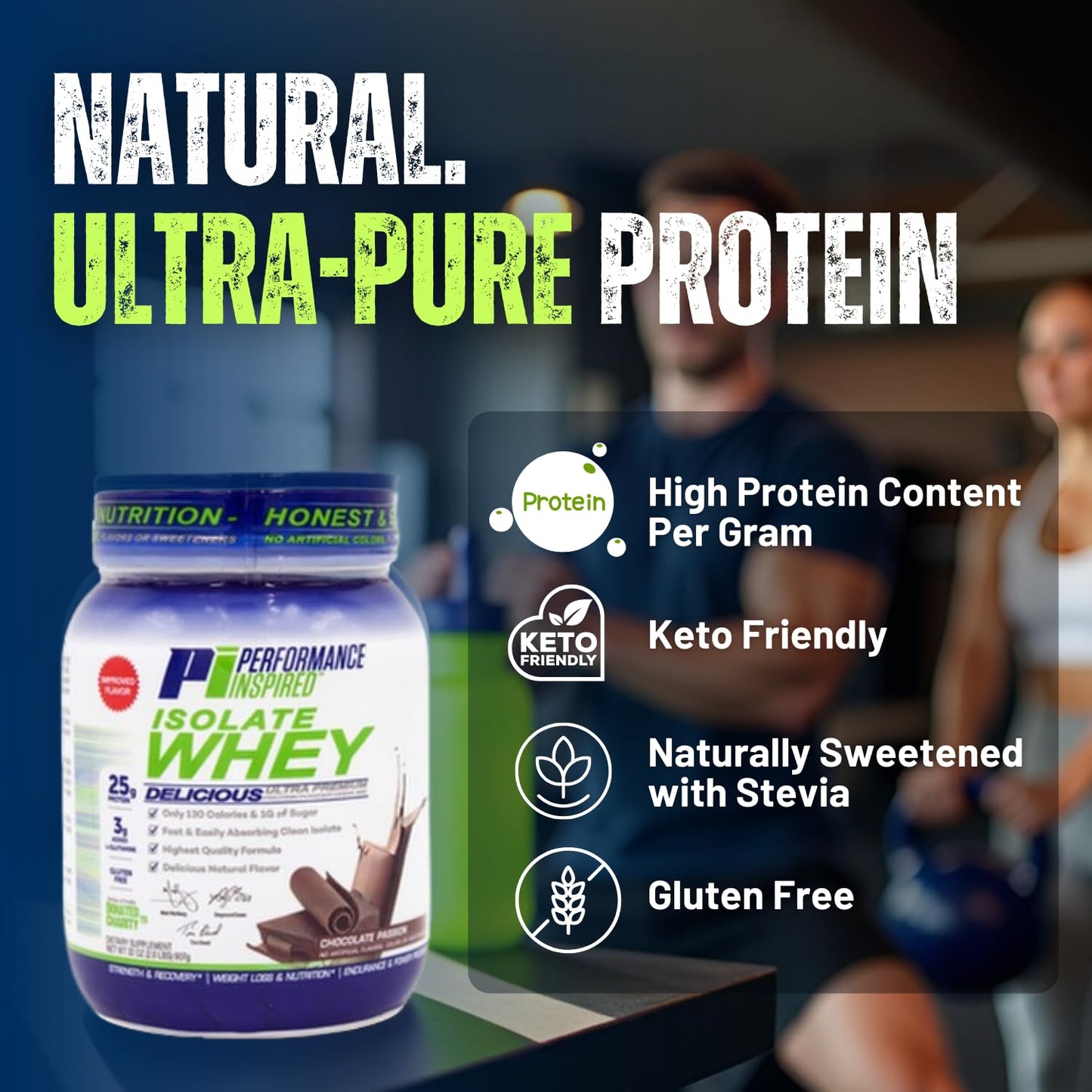 Performance Inspired Isolate Whey Protein Powder – Chocolate Passion – 32