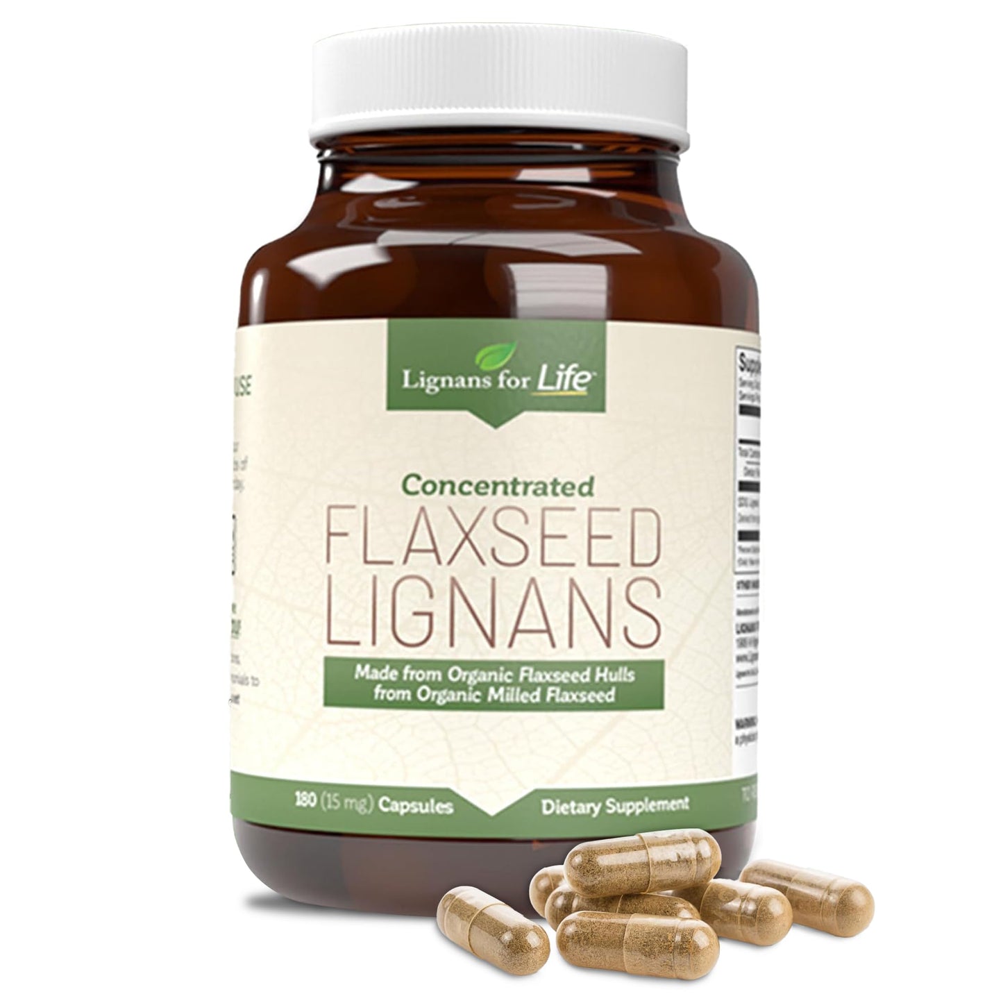 Lignans For Life Flaxseed Lignans for Dogs & People Capsules, 180 Capsules