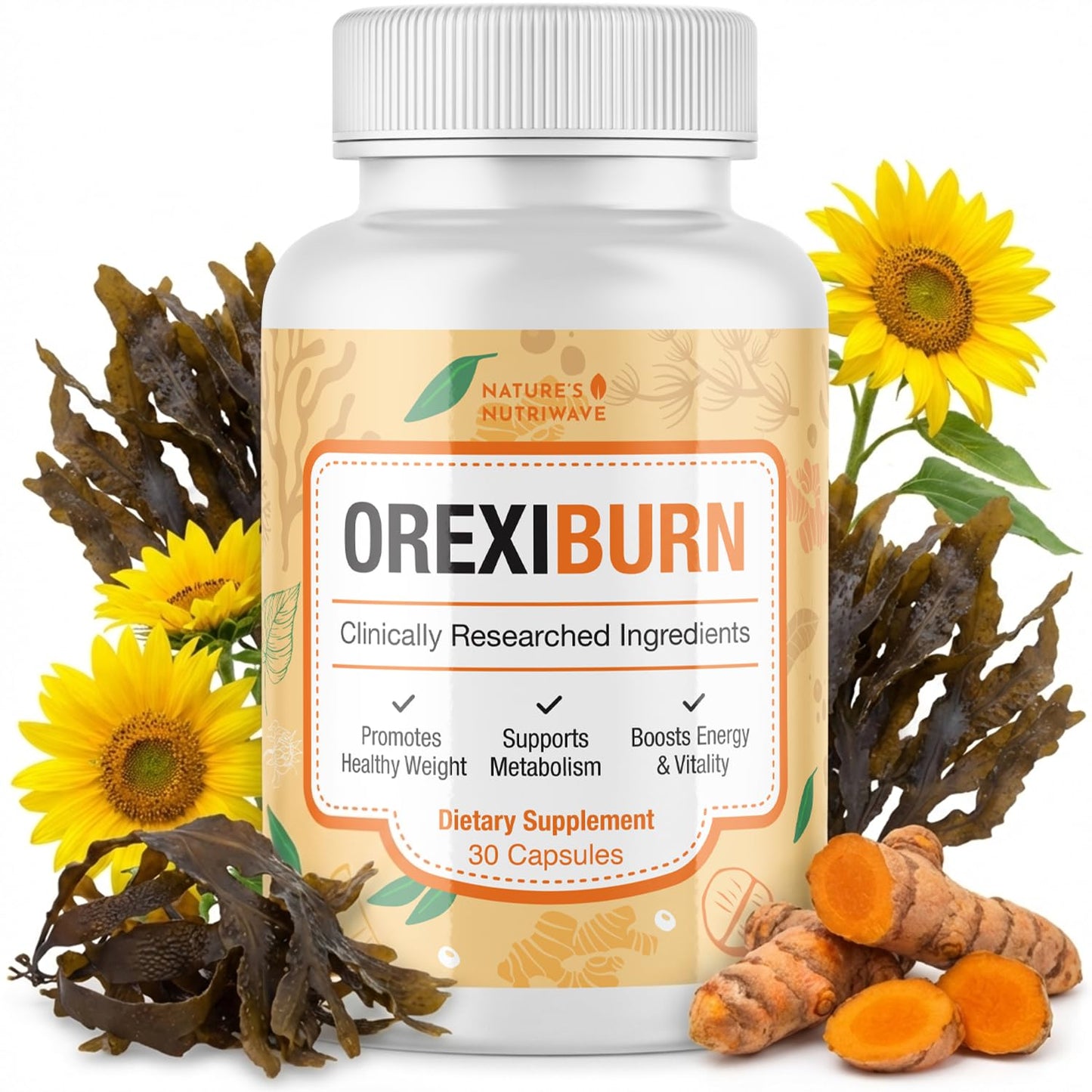 Nature’s NutriWave OrexiBurn Capsules 30 Count