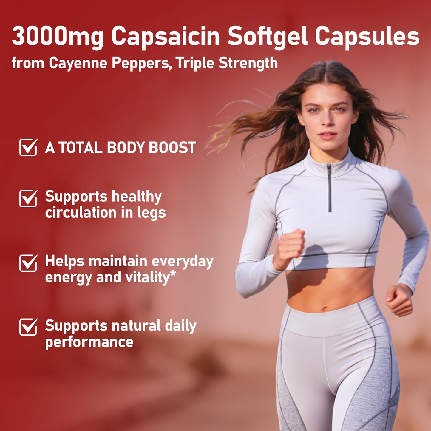 RiRywony Cayenne Pepper Capsules, 300 Capsules