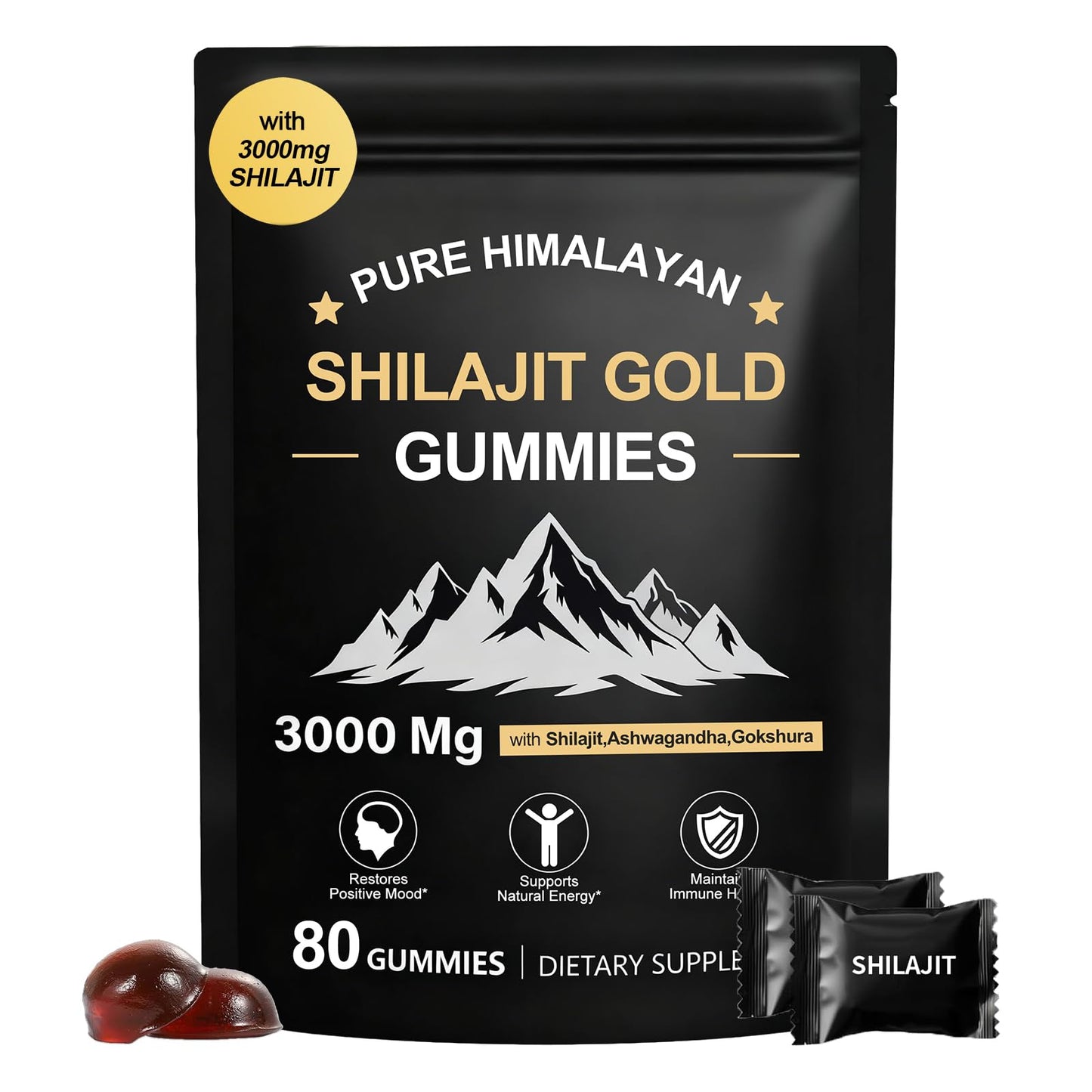 Glabrskise Shilajit Gummies Gummy 80