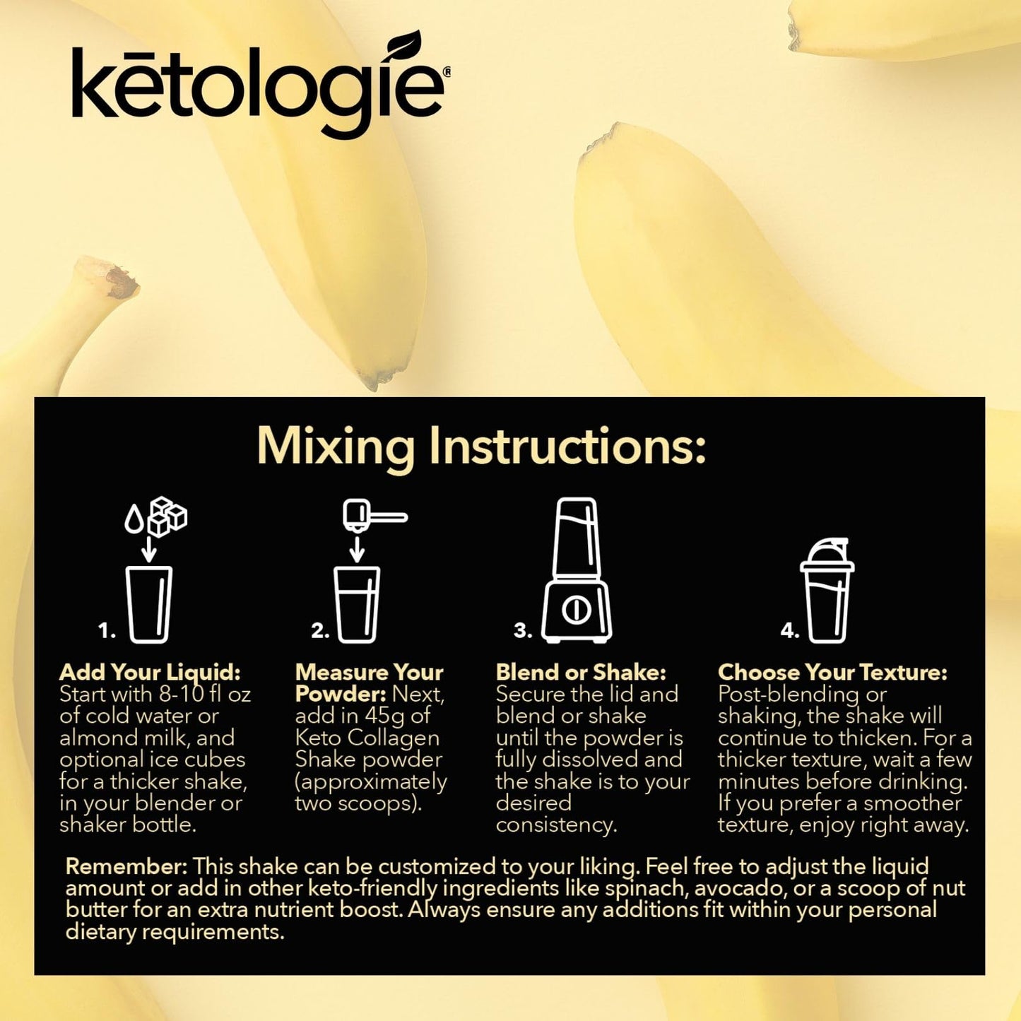 Ketologie Keto Collagen Shake Powder 28.5