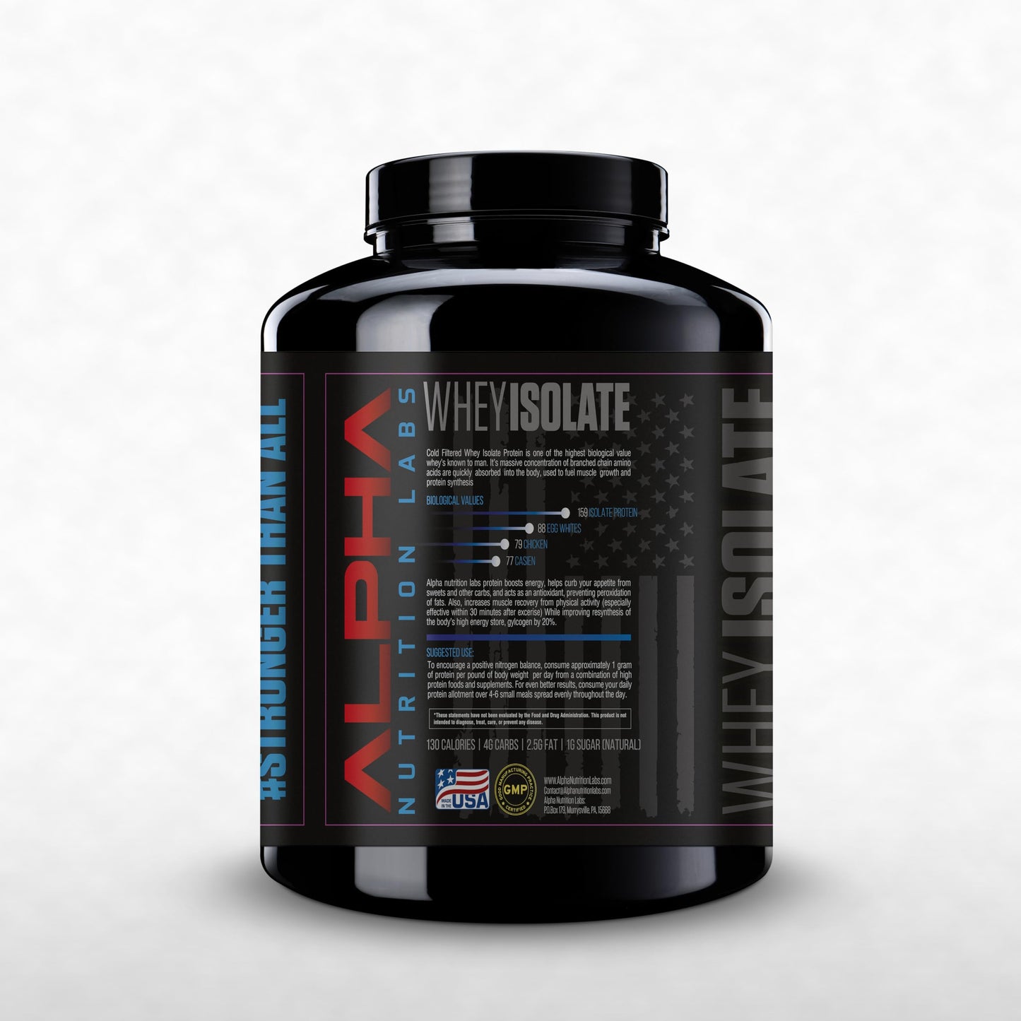 Alpha Nutrition Labs Whey Isolate Protein Powder 8007