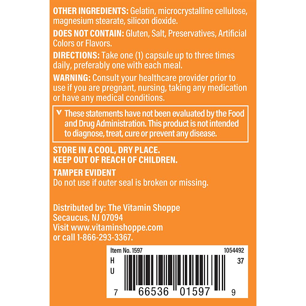 The Vitamin Shoppe Thyroid Complex with Iodine, 100 Capsules
