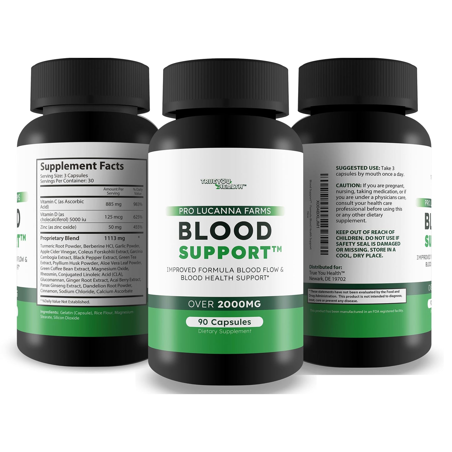 True You Health Blood Flow Support Capsule 90 Count