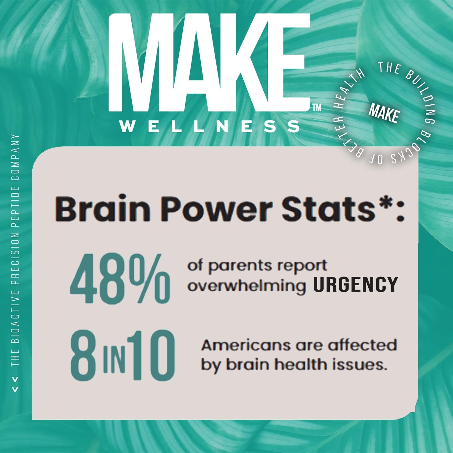 Make Wellness Focused Brain Support Formula 30 Capsules