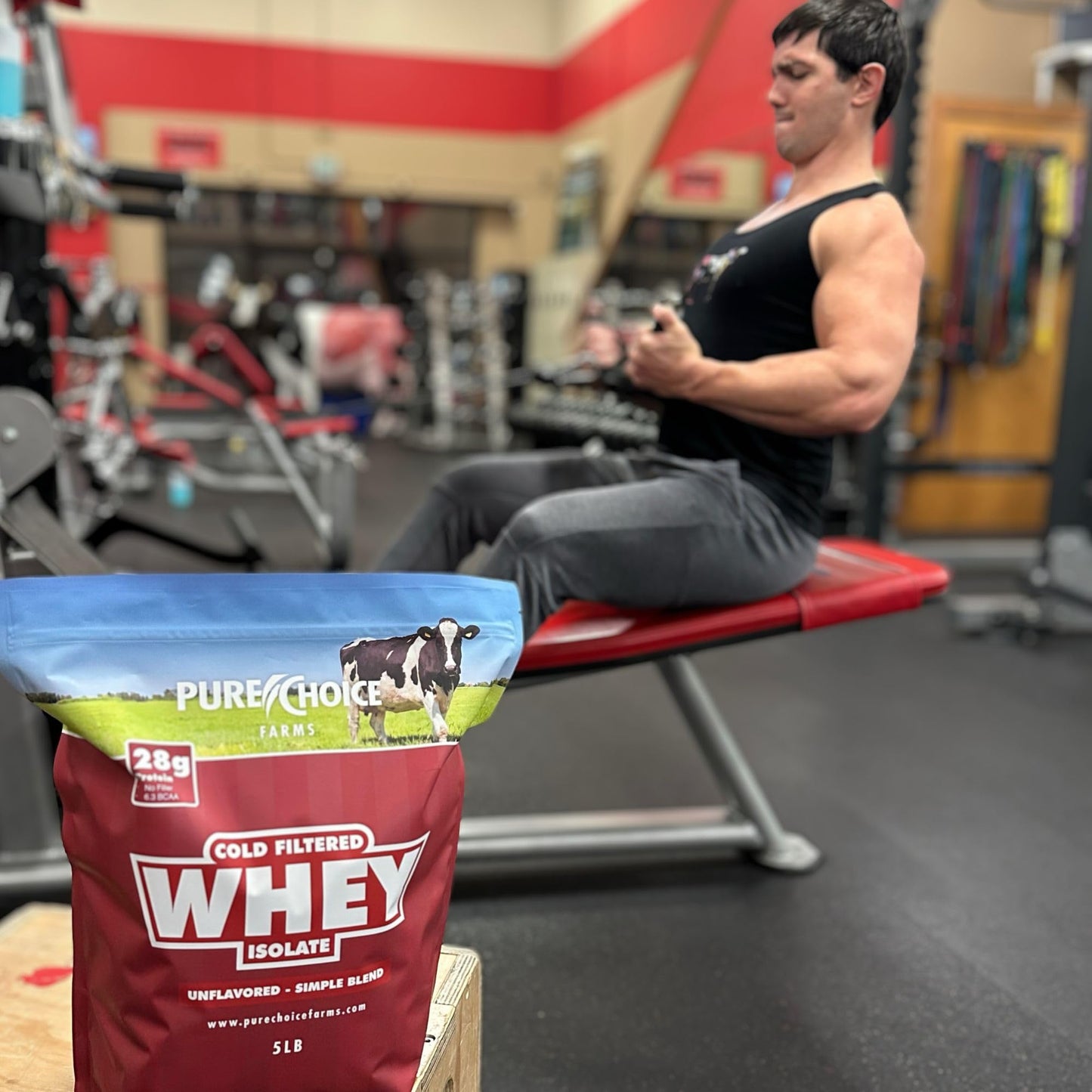 Pure Choice Whey Unflavored Whey Protein Isolate Powder, 32 Servings