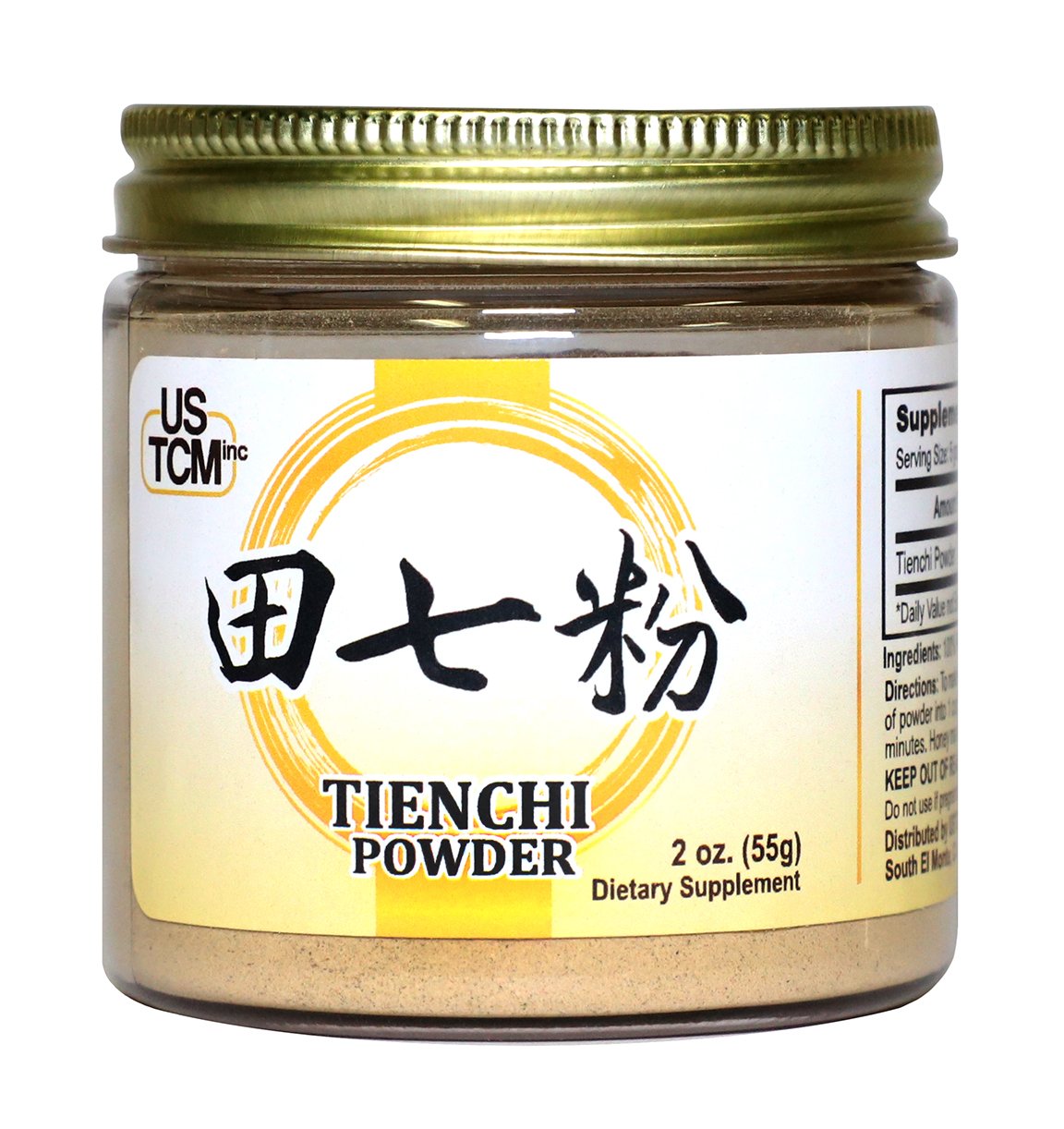 USTCM Tienchi Notoginseng Powder, 2 oz